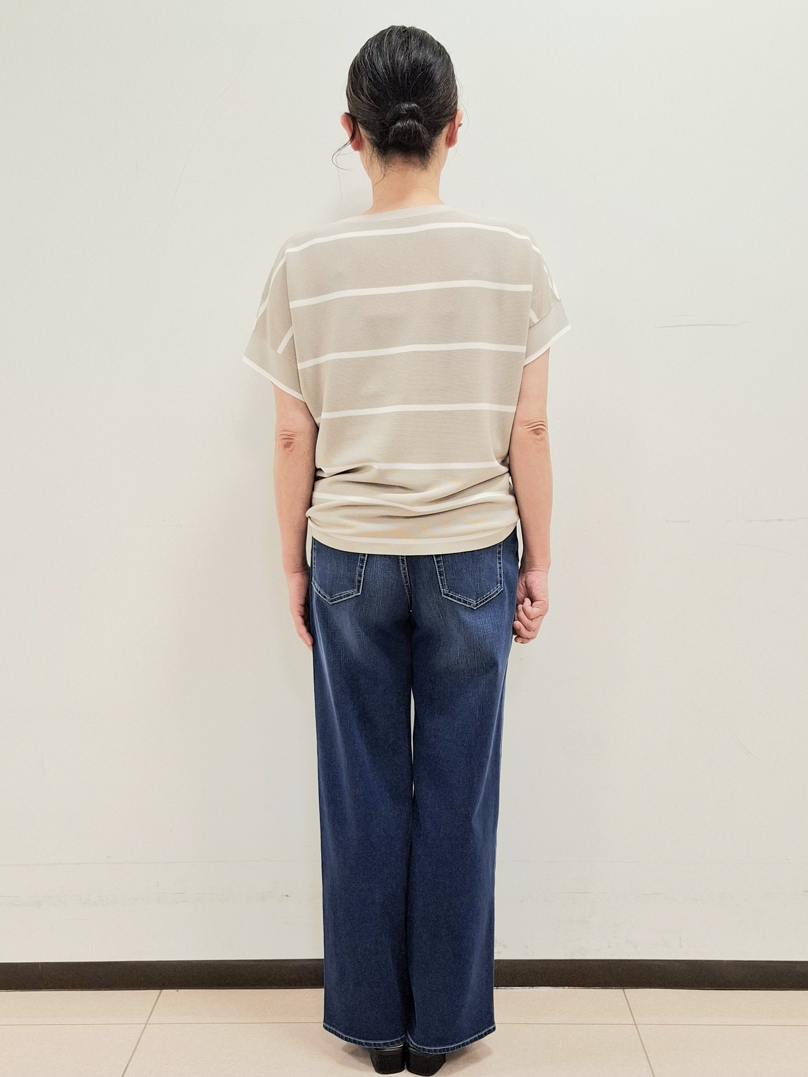 ねぎさんの「UNTITLED｜【11色展開/体型カバー】前後2WAYフレンチスリーブニット」を使ったコーディネート