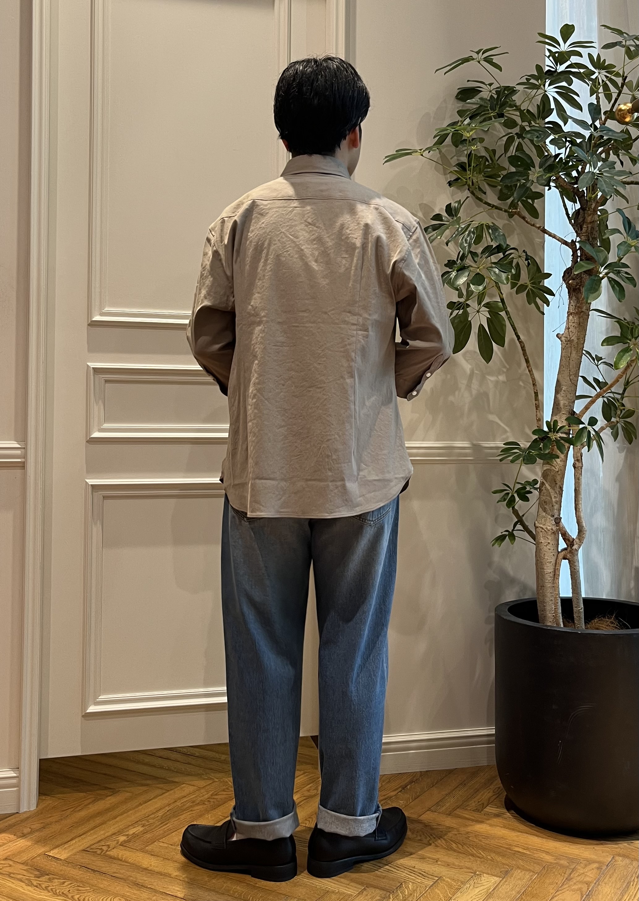 Tokuさんの「DRESSTERIOR｜バイオリネン スリークオーターシャツ」を使ったコーディネート