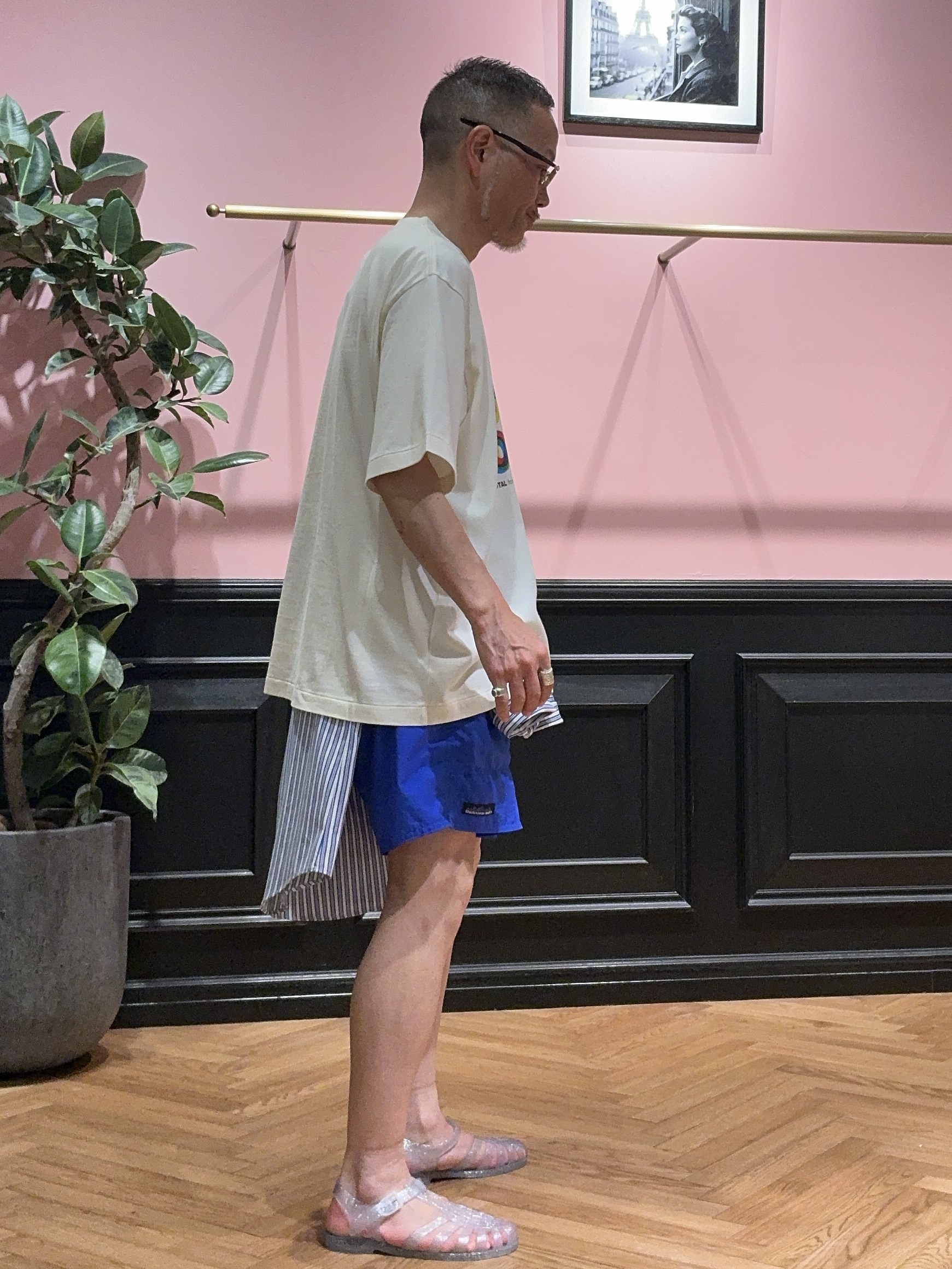 torigoeさんの「DRESSTERIOR｜THOMAS MASON ストライプシャツ」を使ったコーディネート