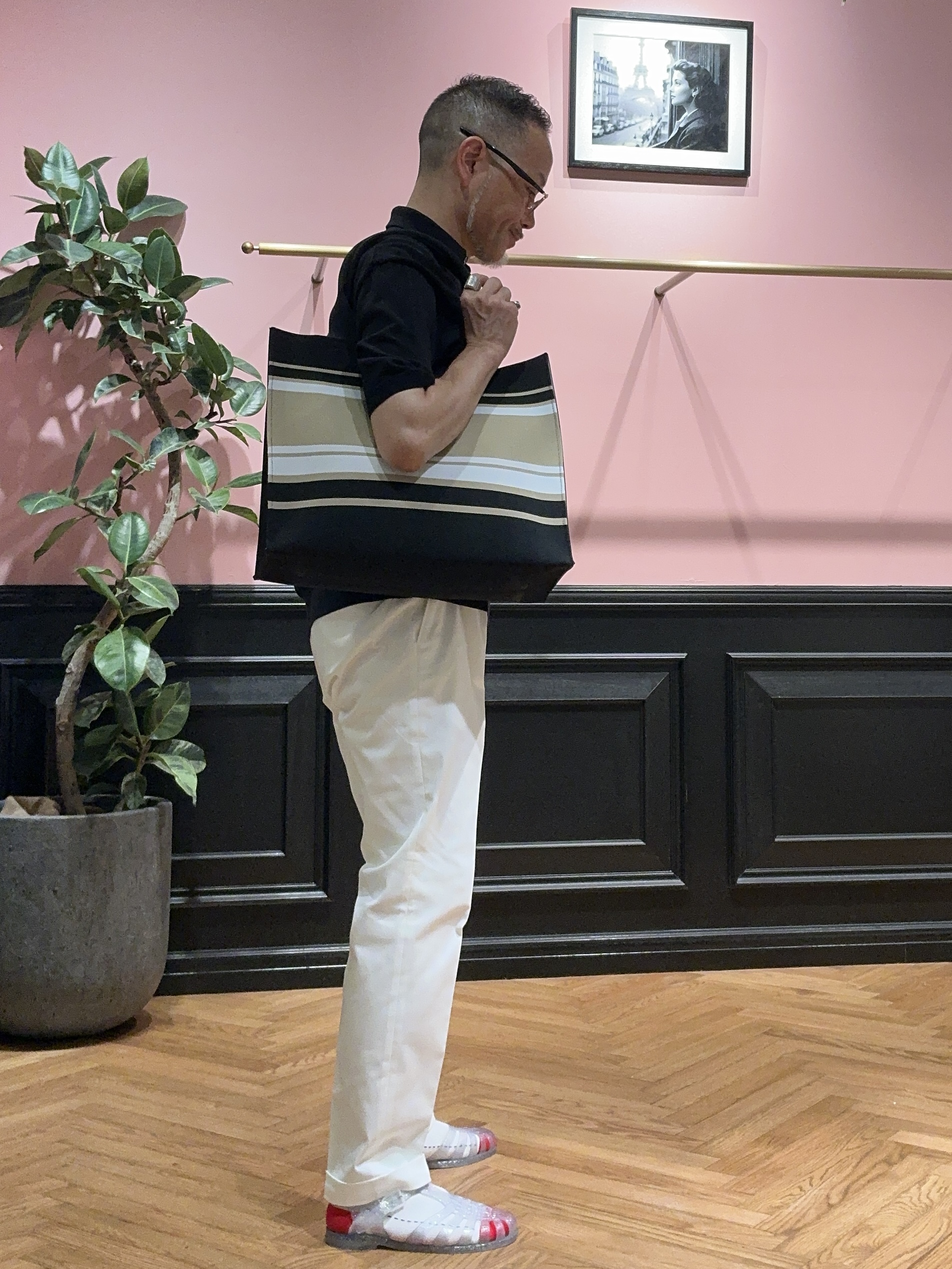 torigoeさんの「DRESSTERIOR｜【干場義雅&times;DRESSTERIOR】ウォッシャブル ニットポロシャツ」を使ったコーディネート