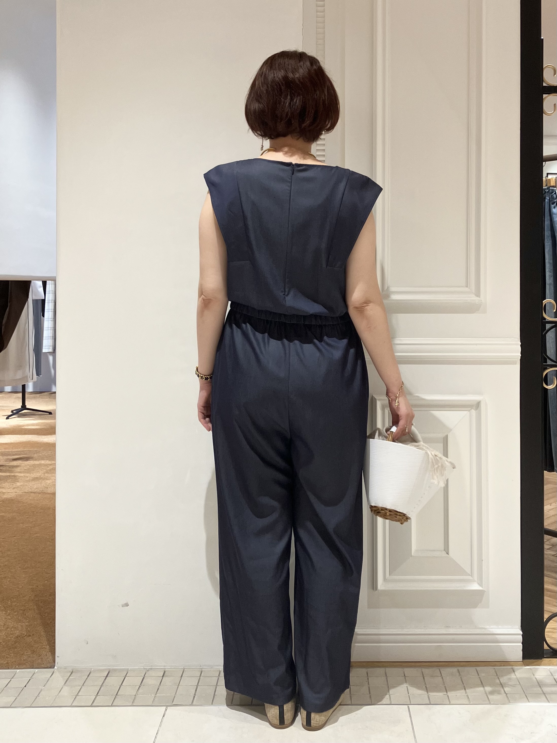 TAJIさんの「DRESSTERIOR｜【ウォッシャブル】フレンチスリーブ コンビネゾン」を使ったコーディネート