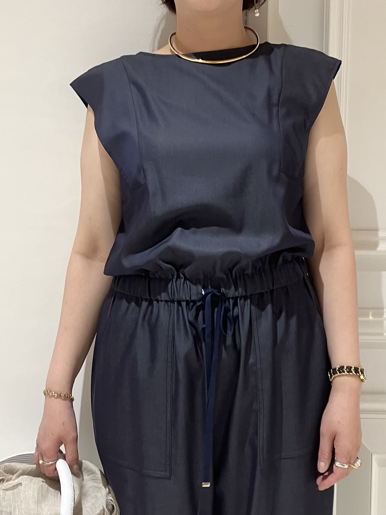 TAJIさんの「DRESSTERIOR｜【ウォッシャブル】フレンチスリーブ コンビネゾン」を使ったコーディネート