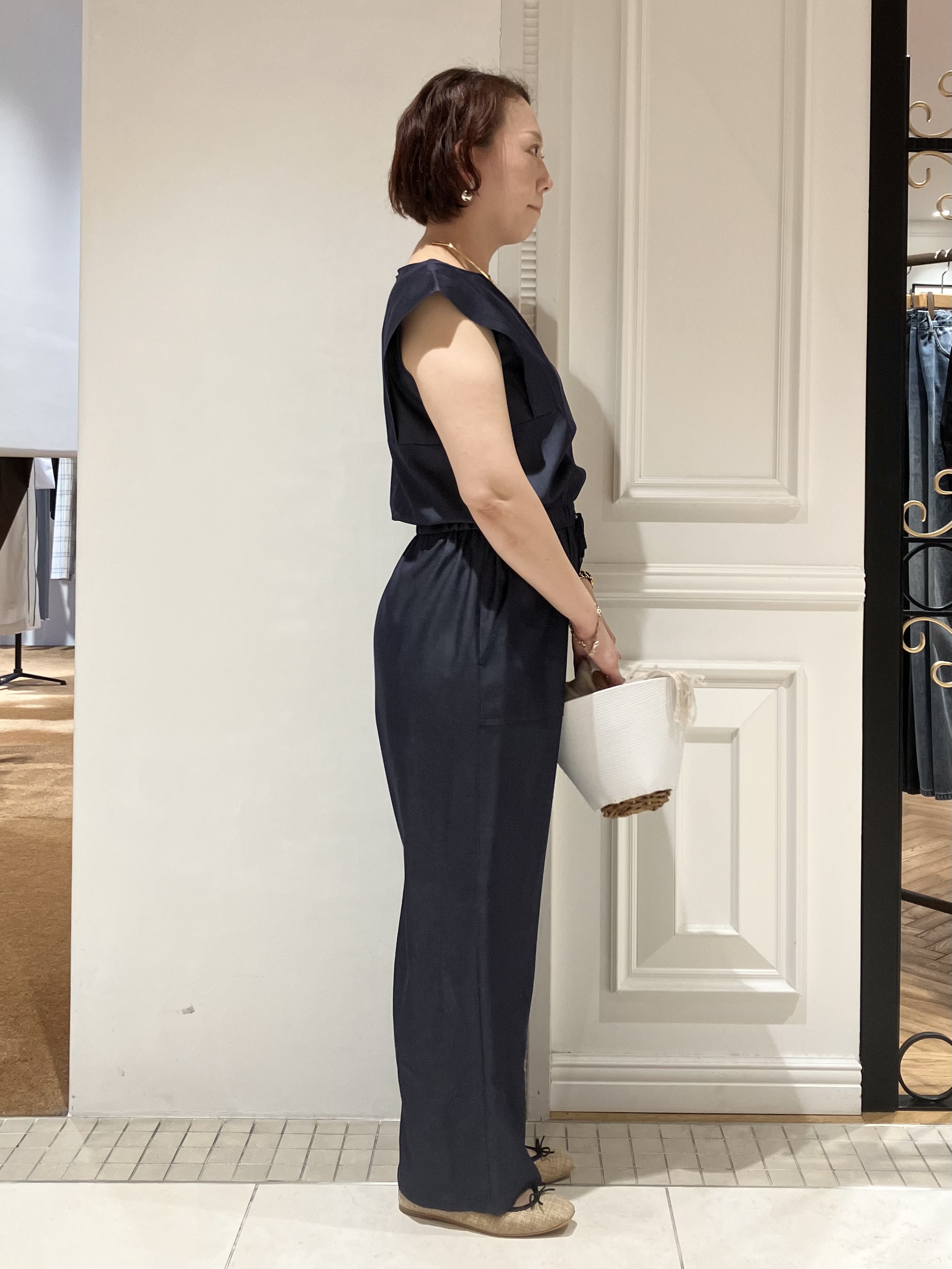 TAJIさんの「DRESSTERIOR｜【ウォッシャブル】フレンチスリーブ コンビネゾン」を使ったコーディネート