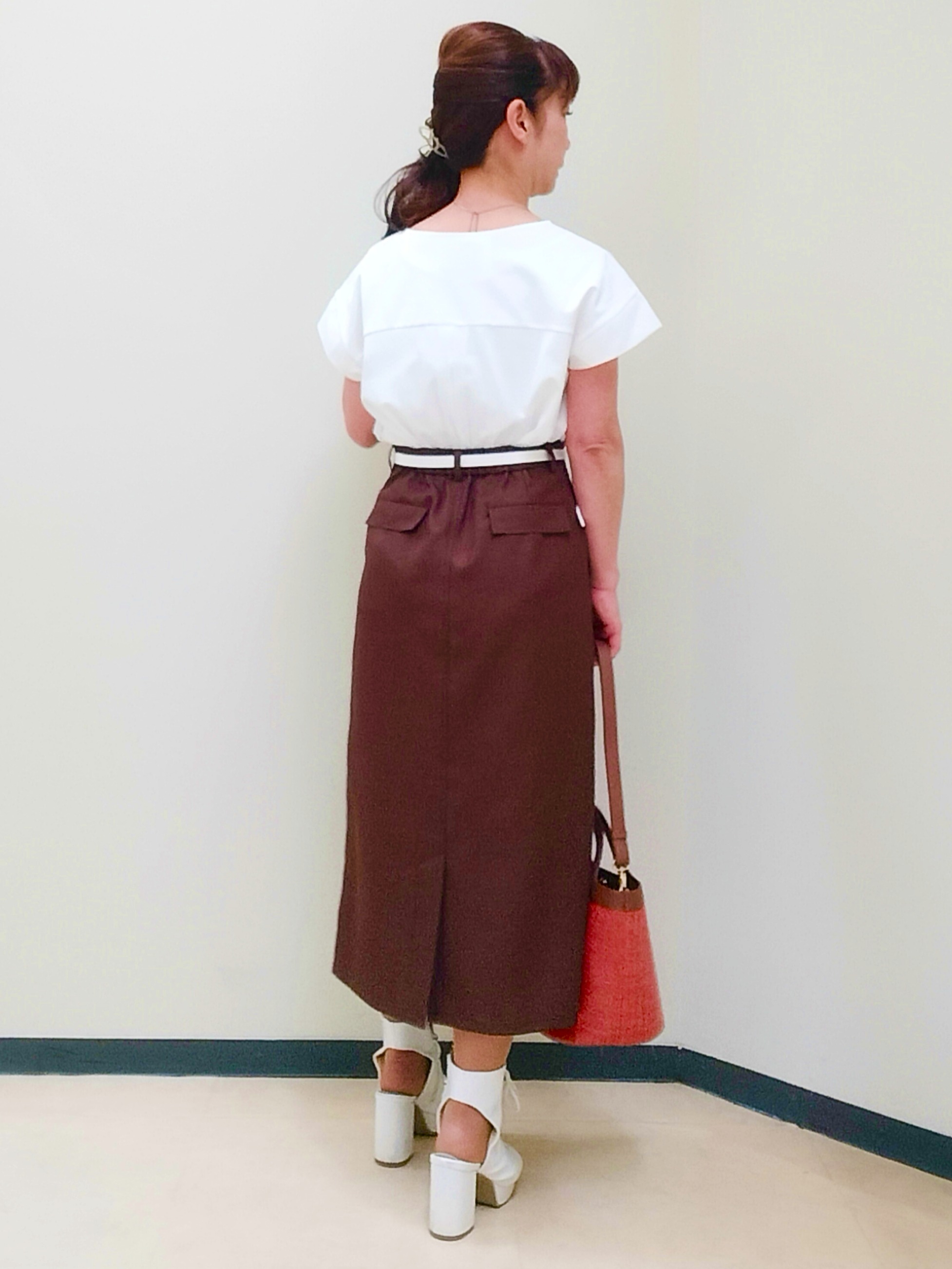 花さんの「Reflect｜チュール&times;ジャージチュニックトップス」を使ったコーディネート
