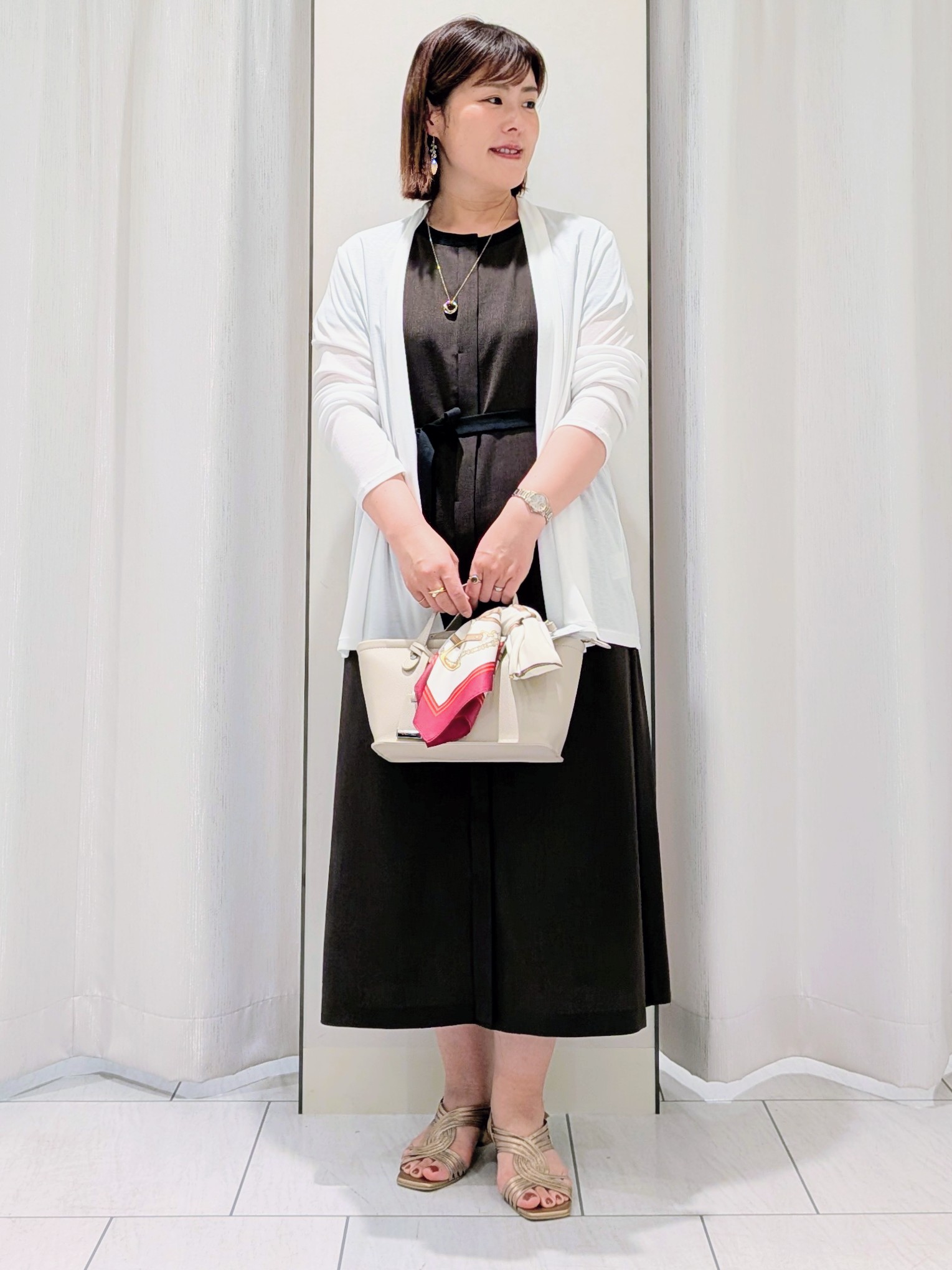 Onumaさんの「UNTITLED｜【接触冷感/UVカット/遮熱機能】フライスジャージカーディガン」を使ったコーディネート