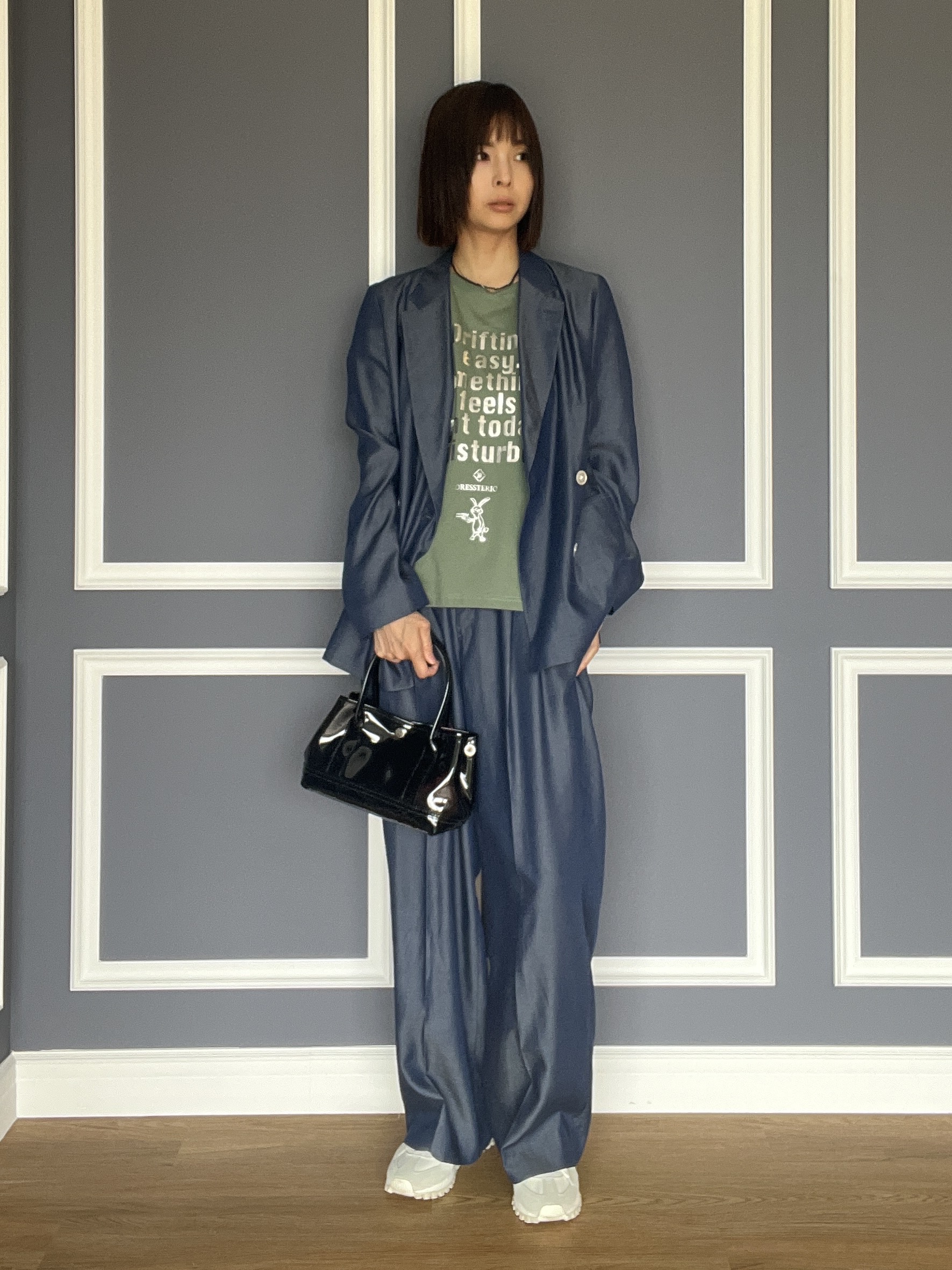 misaさんの「DRESSTERIOR｜【otonaMUSE5月号掲載/セットアップ可】テンセルデニムダブルジャケット」を使ったコーディネート