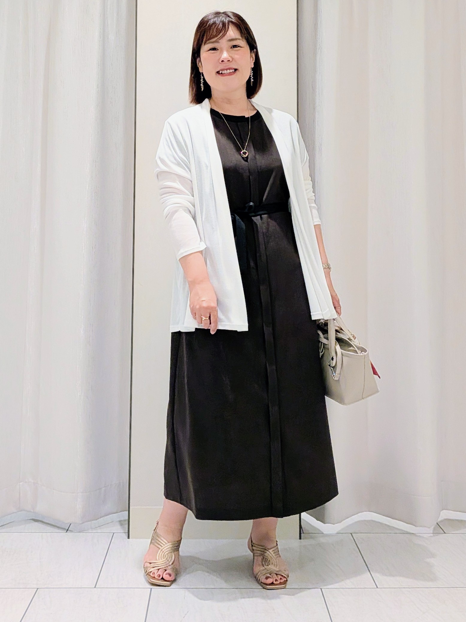 Onumaさんの「UNTITLED｜【接触冷感/UVカット/遮熱機能】フライスジャージカーディガン」を使ったコーディネート