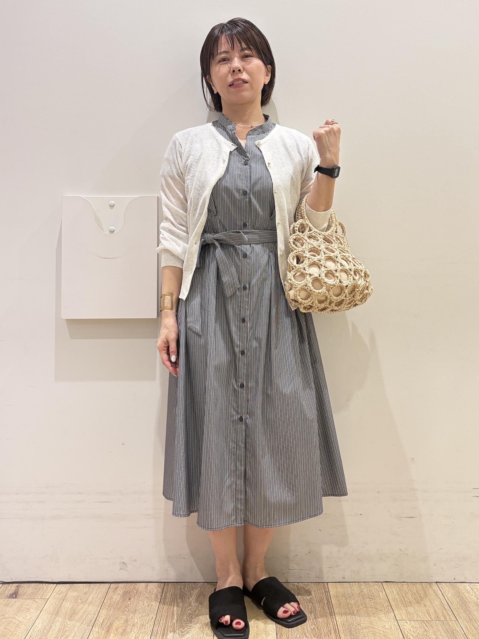 YUKOさんの「index｜クロスオーバルメタルリング」を使ったコーディネート