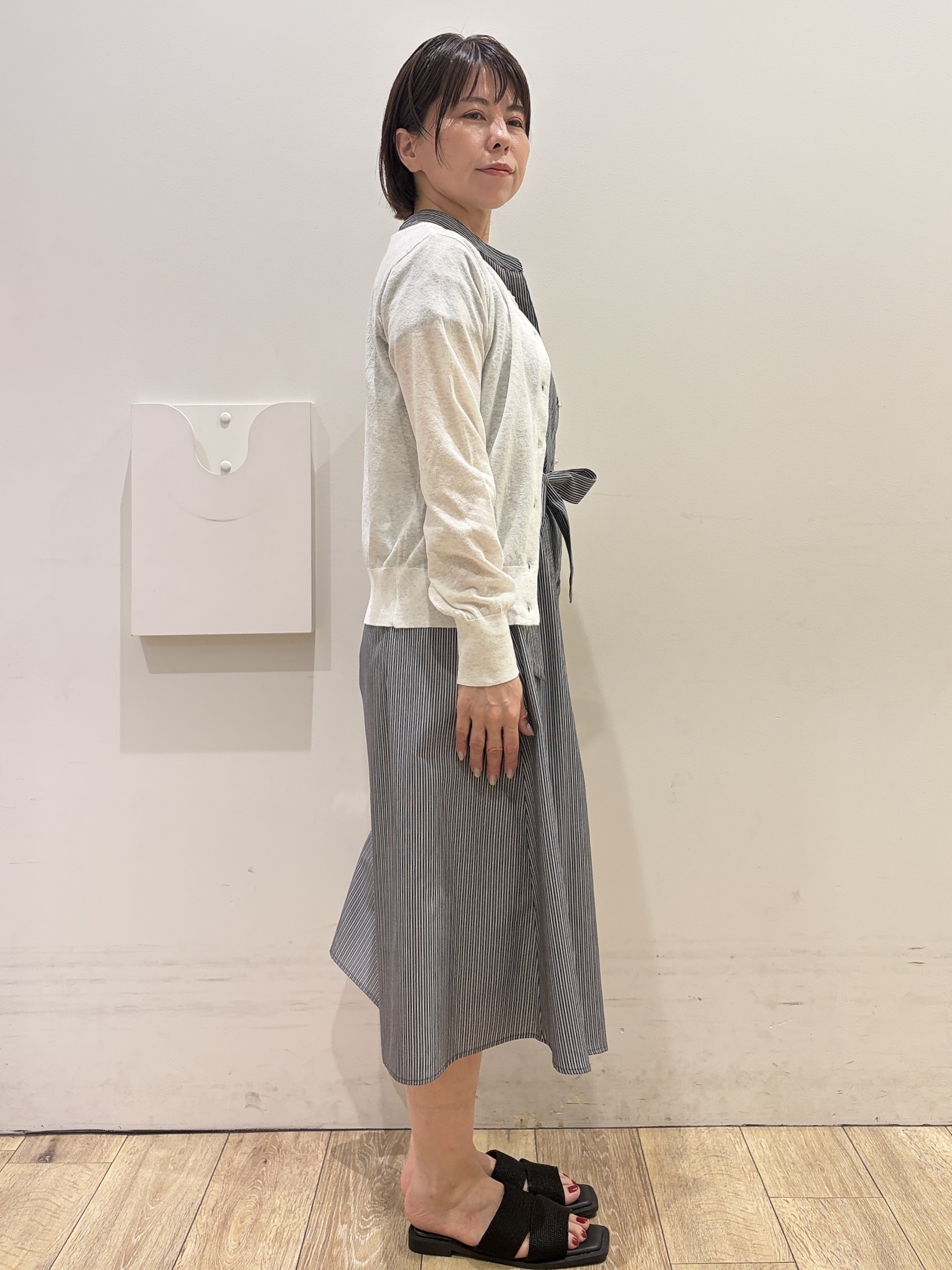 YUKOさんの「index｜クロスオーバルメタルリング」を使ったコーディネート