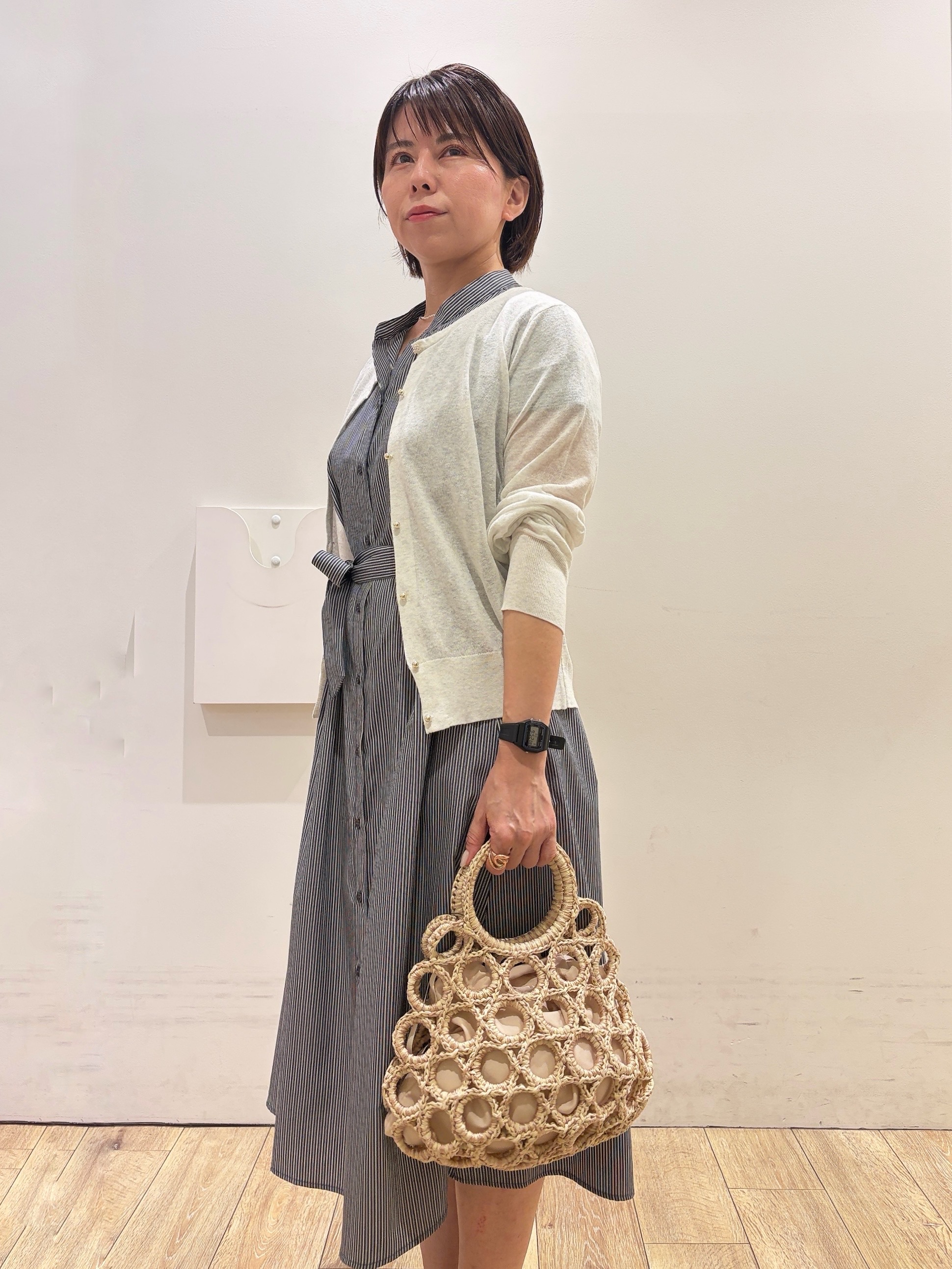 YUKOさんの「index｜クロスオーバルメタルリング」を使ったコーディネート