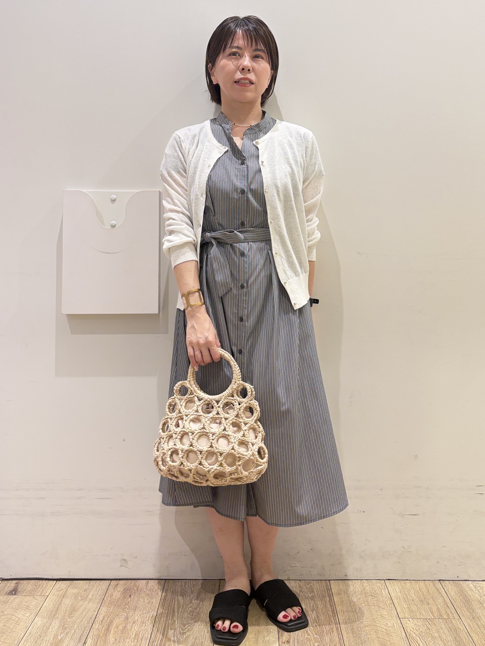 YUKOさんの「index｜クロスオーバルメタルリング」を使ったコーディネート