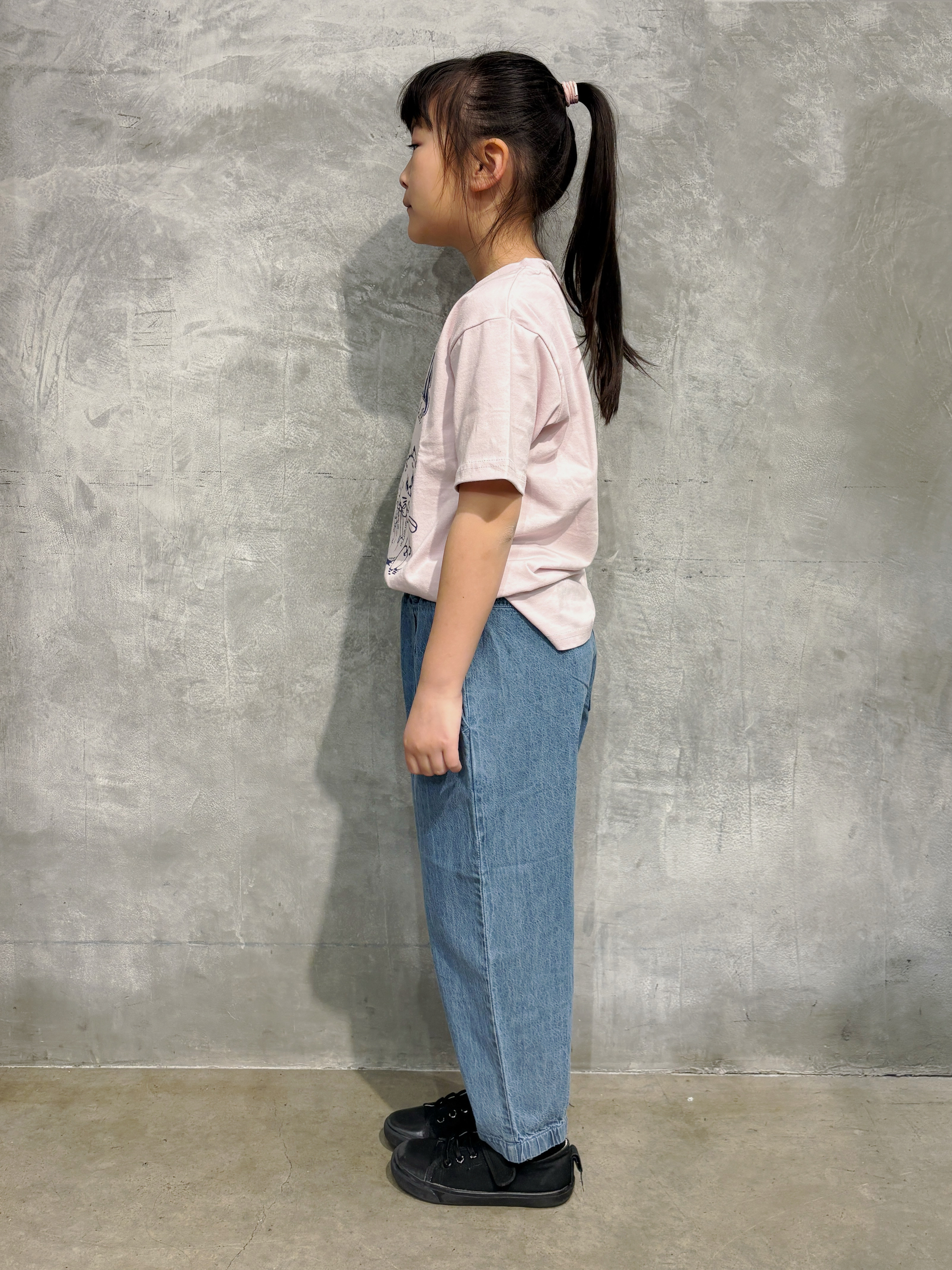 naokoさんの「THE SHOP TK｜天竺アソート アメカジプリント 半袖Tシャツ ロゴ・キャット・ハンバーガー」を使ったコーディネート