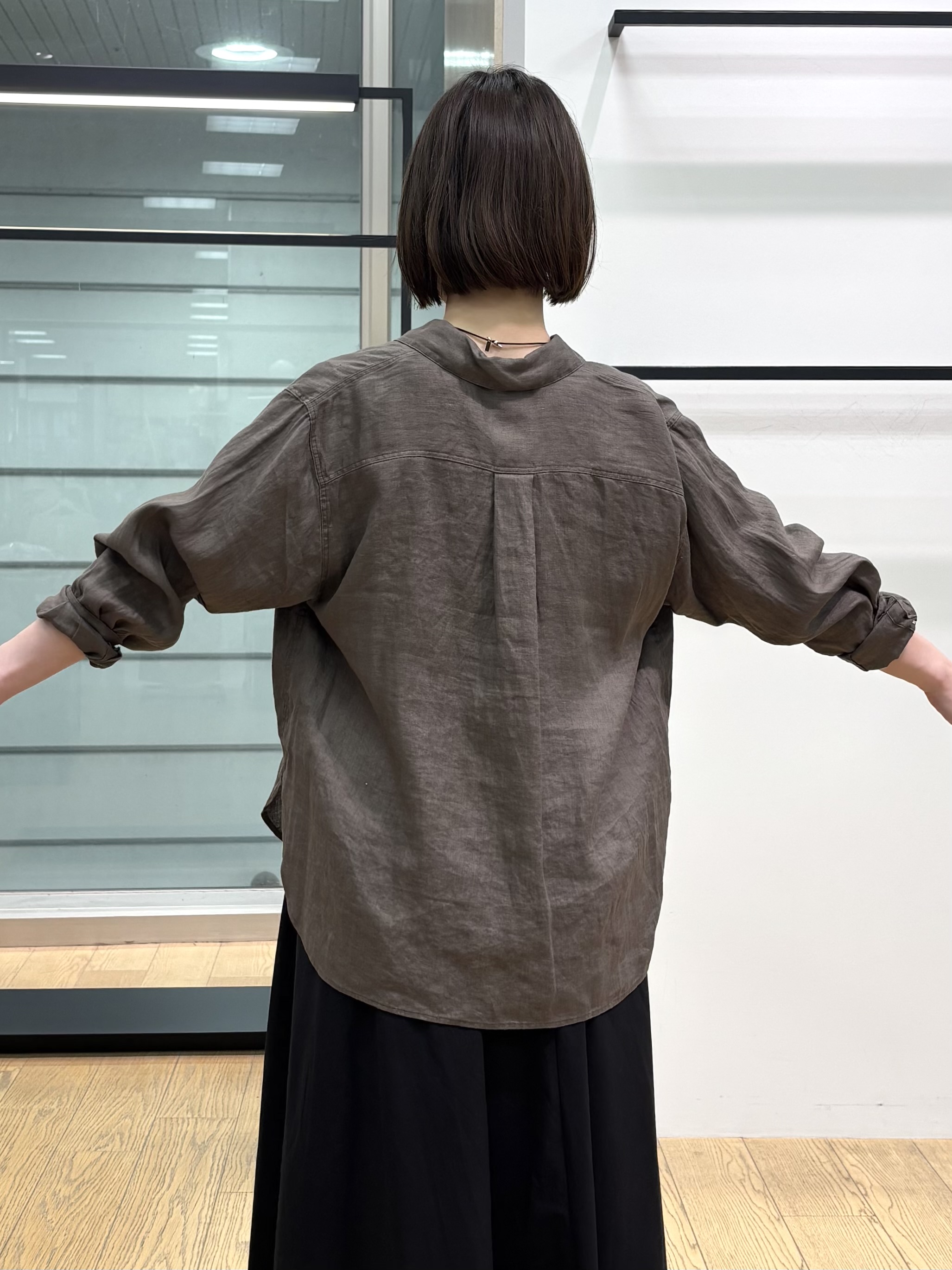 asamiさんの「INDIVI｜【洗える／コットン】ドライタッチさらりニットT」を使ったコーディネート