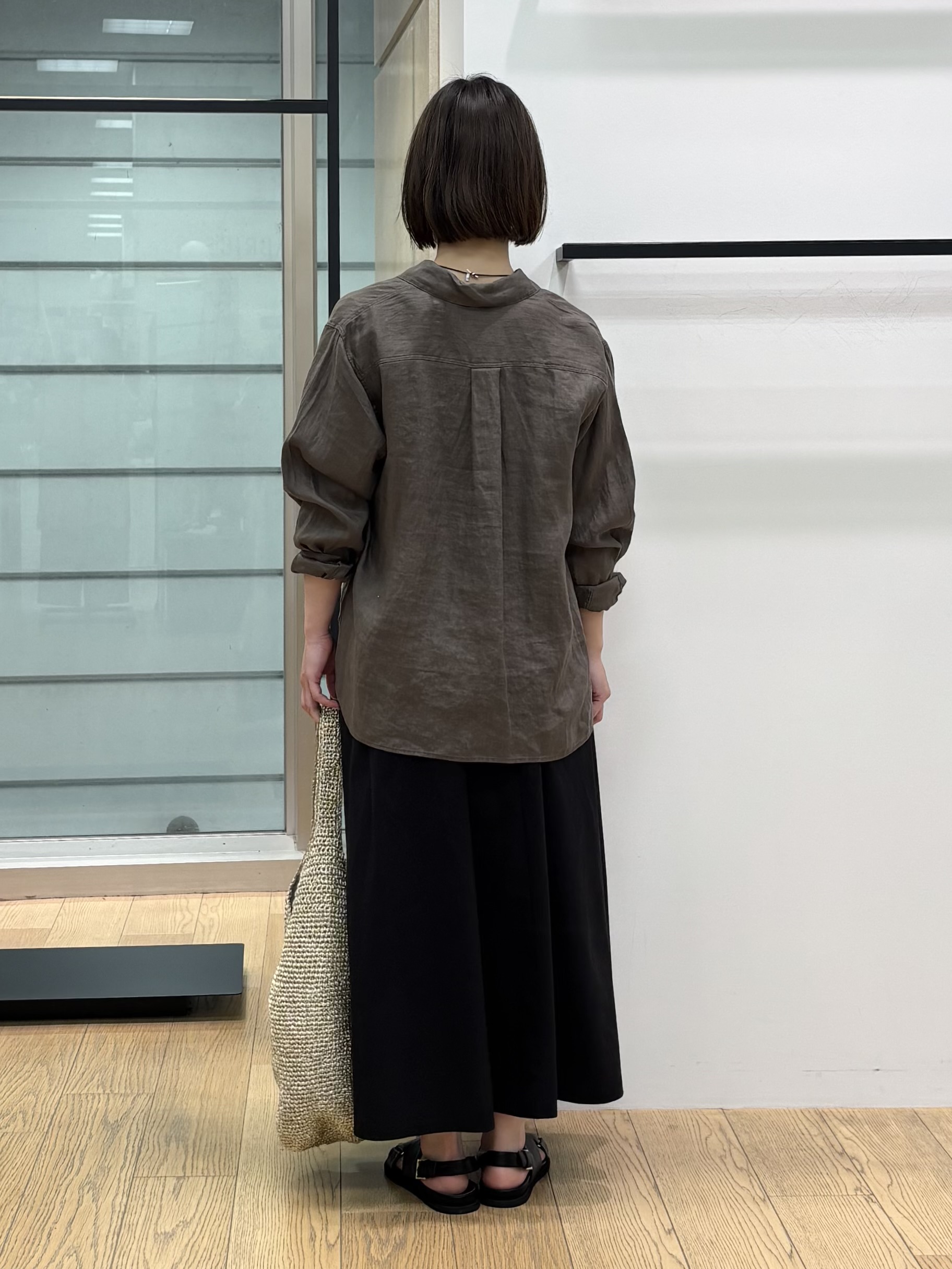 asamiさんの「INDIVI｜【洗える／コットン】ドライタッチさらりニットT」を使ったコーディネート