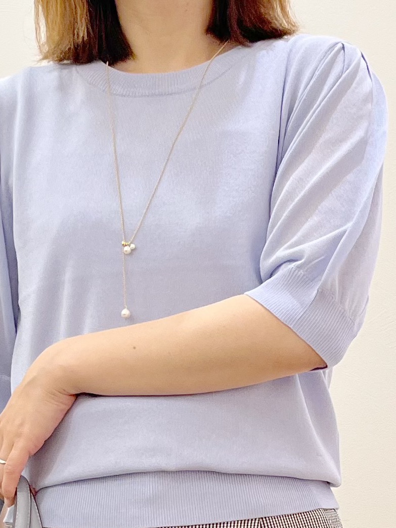 kcさんの「OPAQUE.CLIP｜【接触冷感／防シワ】ひんやり7分袖テーラードジャケット《洗濯機OK》」を使ったコーディネート