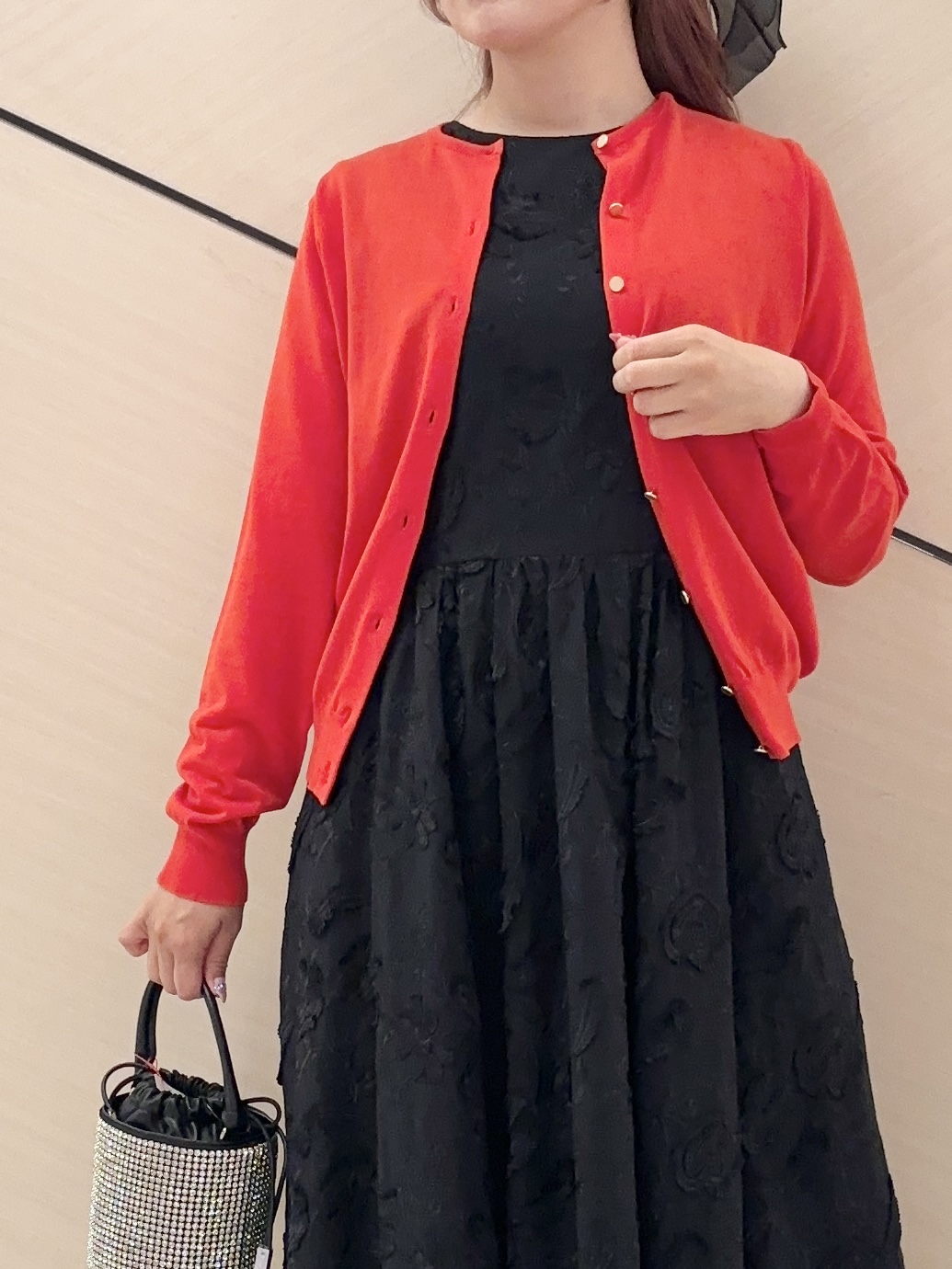 Rinaさんの「DRESSTERIOR｜【ウォッシャブル】コットン エンブロイダリードレス」を使ったコーディネート
