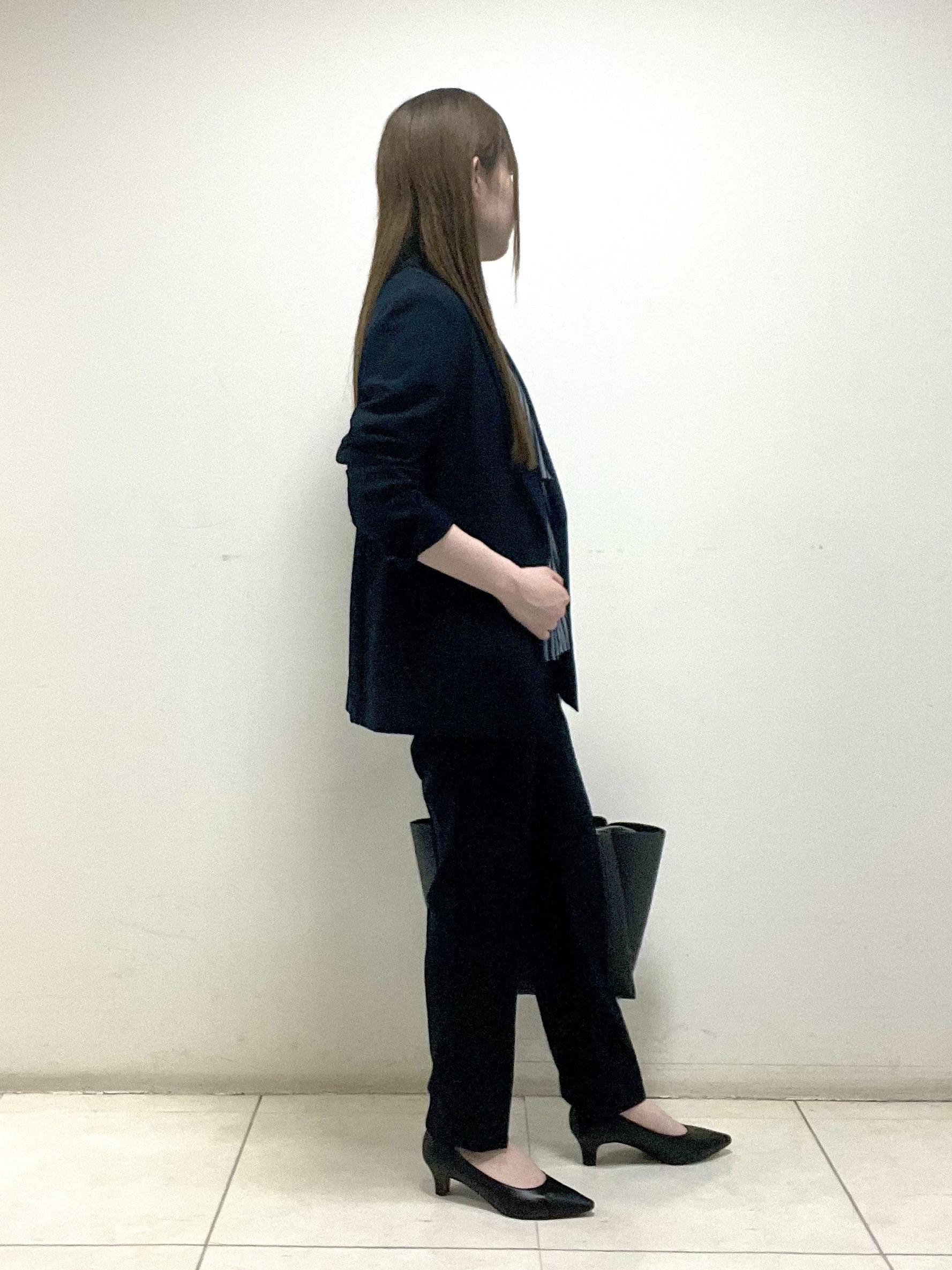 mさんの「INDIVI｜【洗える／UVケア／麻調】シングルジャケット」を使ったコーディネート