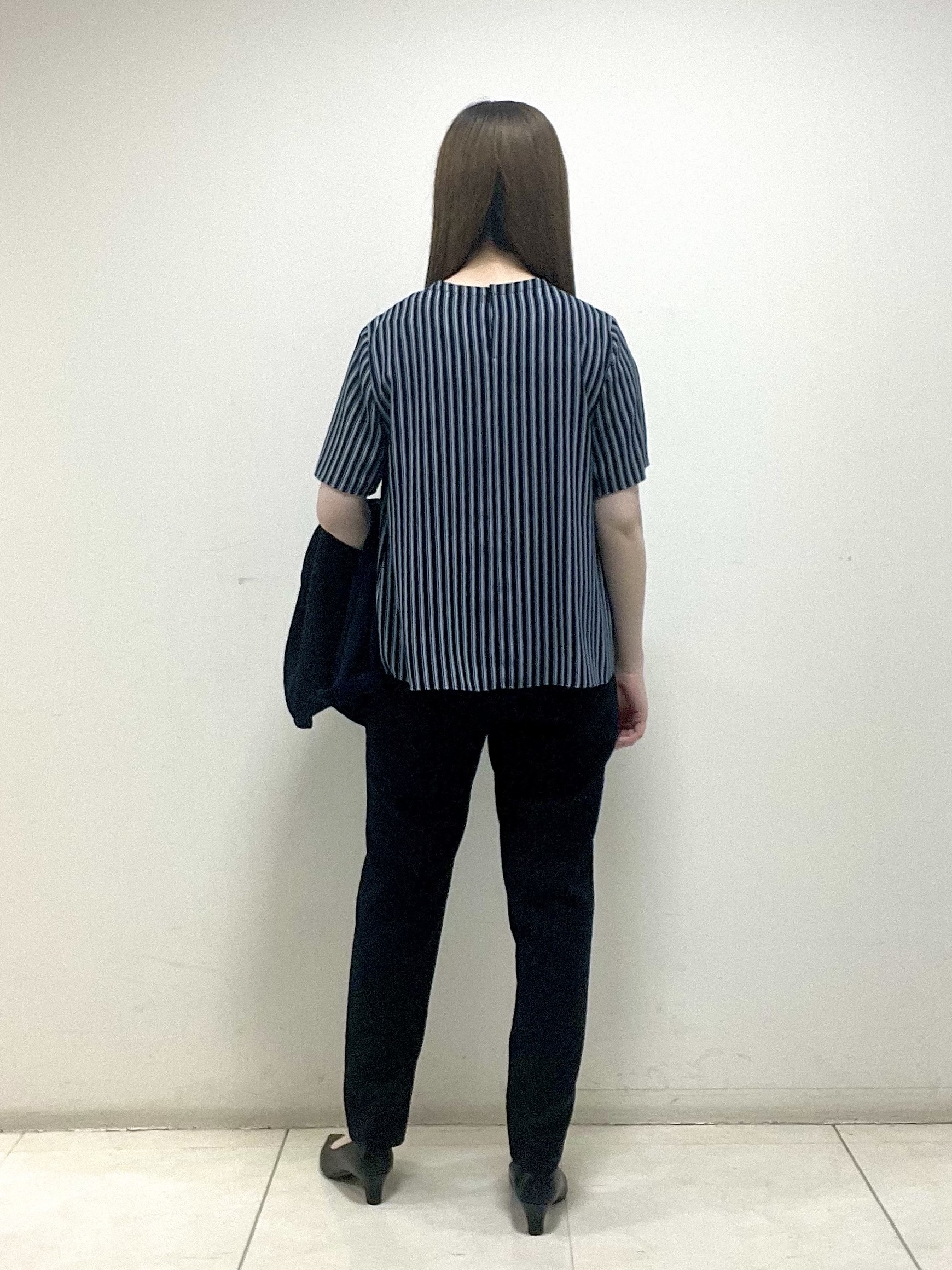 mさんの「INDIVI｜【洗える／UVケア／麻調】シングルジャケット」を使ったコーディネート