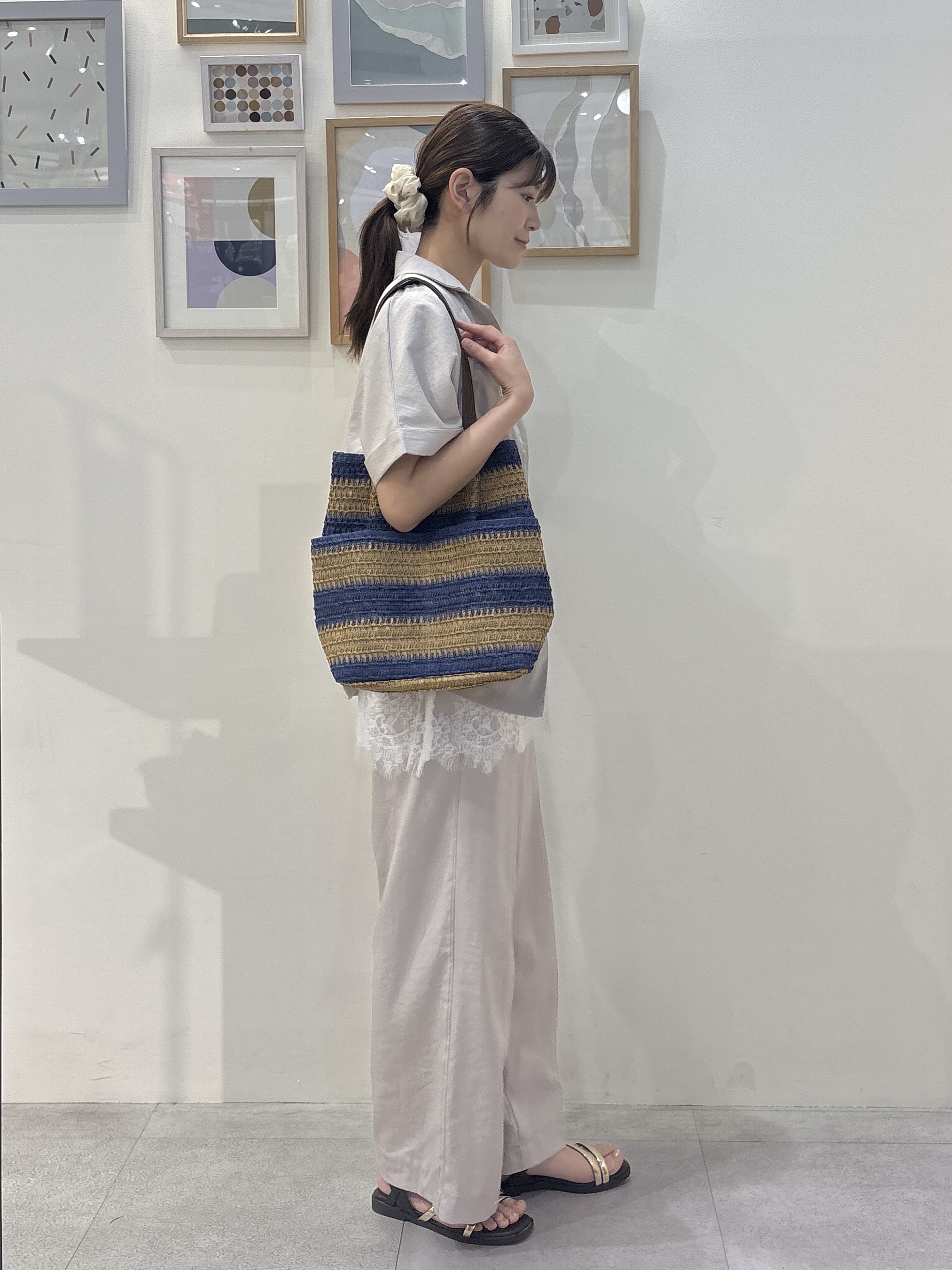 Rikaさんの「SHOO･LA･RUE｜【高レビュー/洗濯機可/セットアップ可】軽凛(かろりん) ひんやり半袖ジャケット」を使ったコーディネート