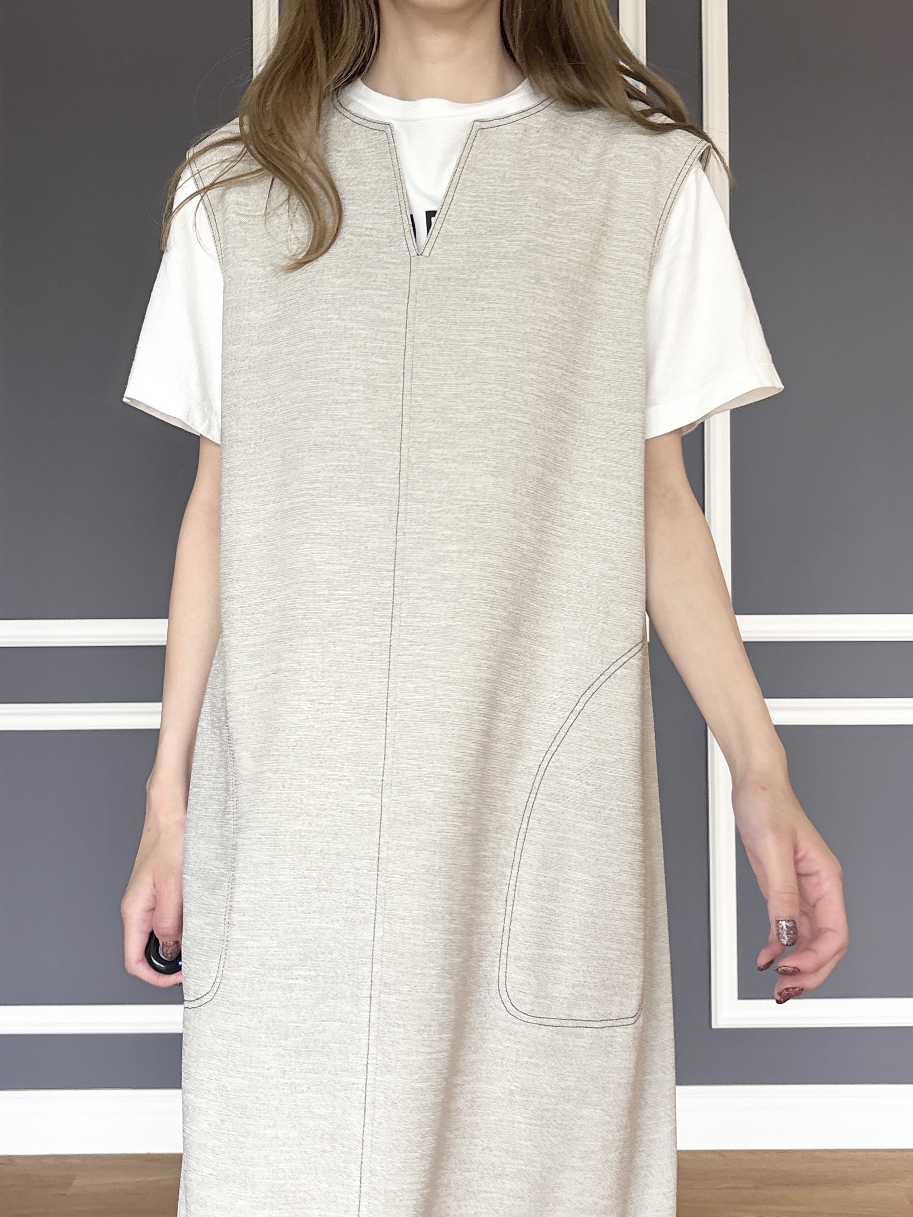 清水夏姫さんの「DRESSTERIOR｜ル ミラクルロゴT」を使ったコーディネート
