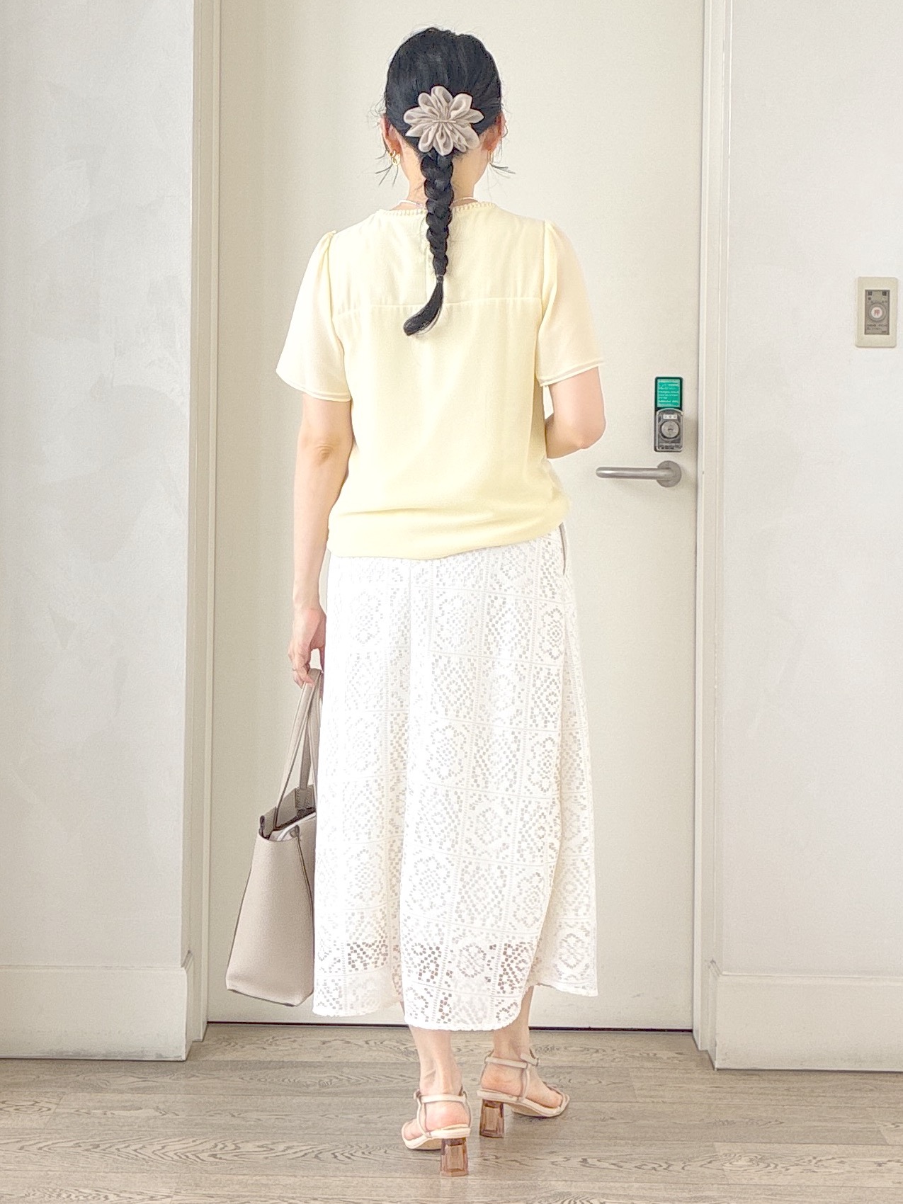 beni_gingerさんの「Reflect｜【S-4Lサイズ/UVカット／接触冷感】シフォンジャージブラウス」を使ったコーディネート