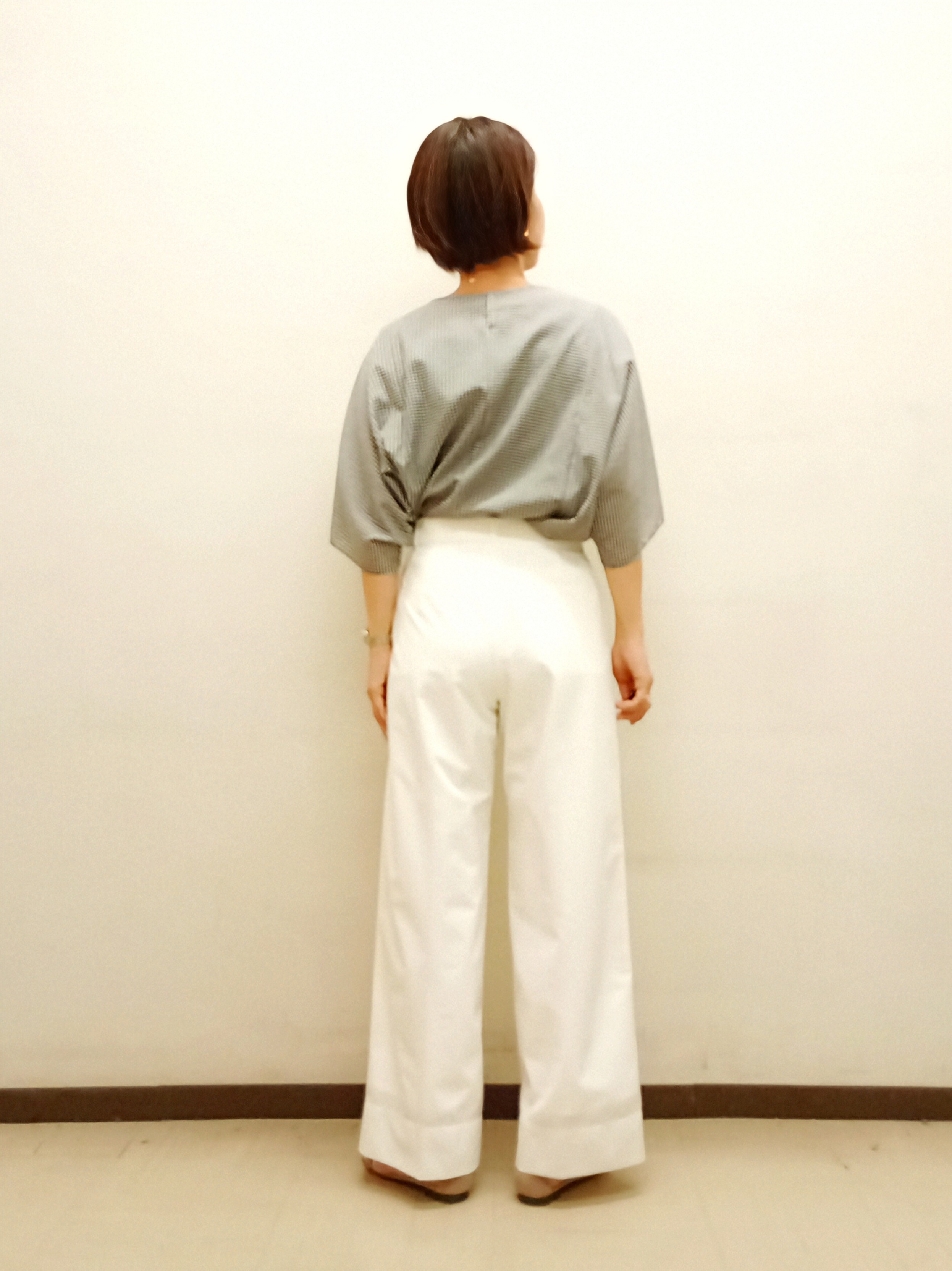 Kさんの「INDIVI｜【体型カバー】サッカーチェックドルマントップス」を使ったコーディネート