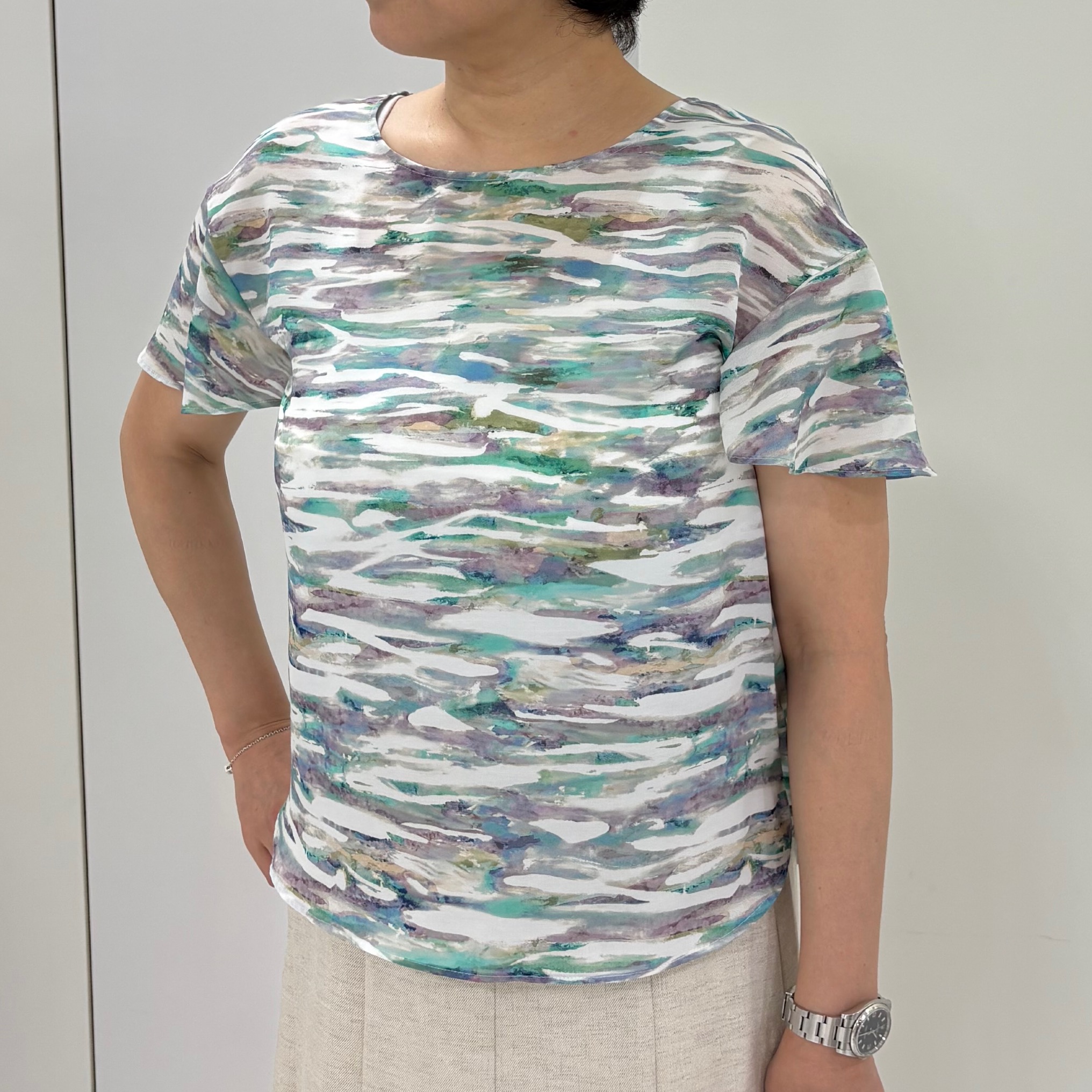 hIさんの「COUP DE CHANCE｜【手洗い可/軽量】シアーブルゾン」を使ったコーディネート