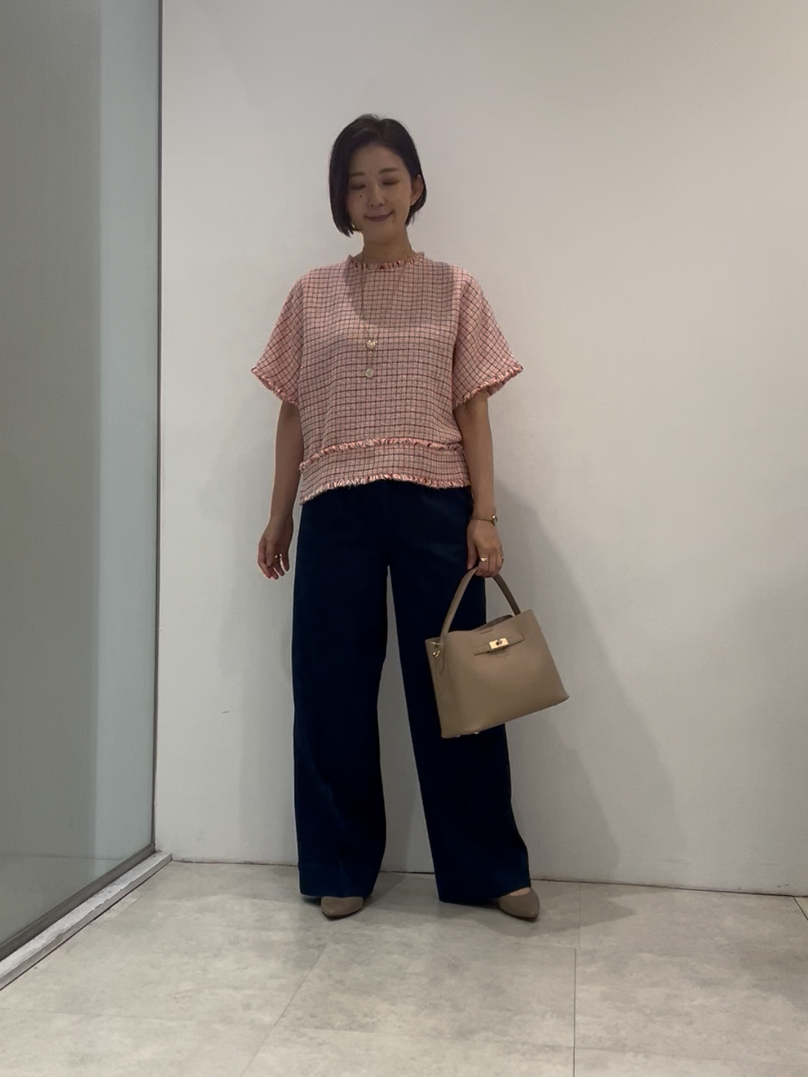 まどかさんの「UNTITLED｜ファンシーツイードブラウス」を使ったコーディネート
