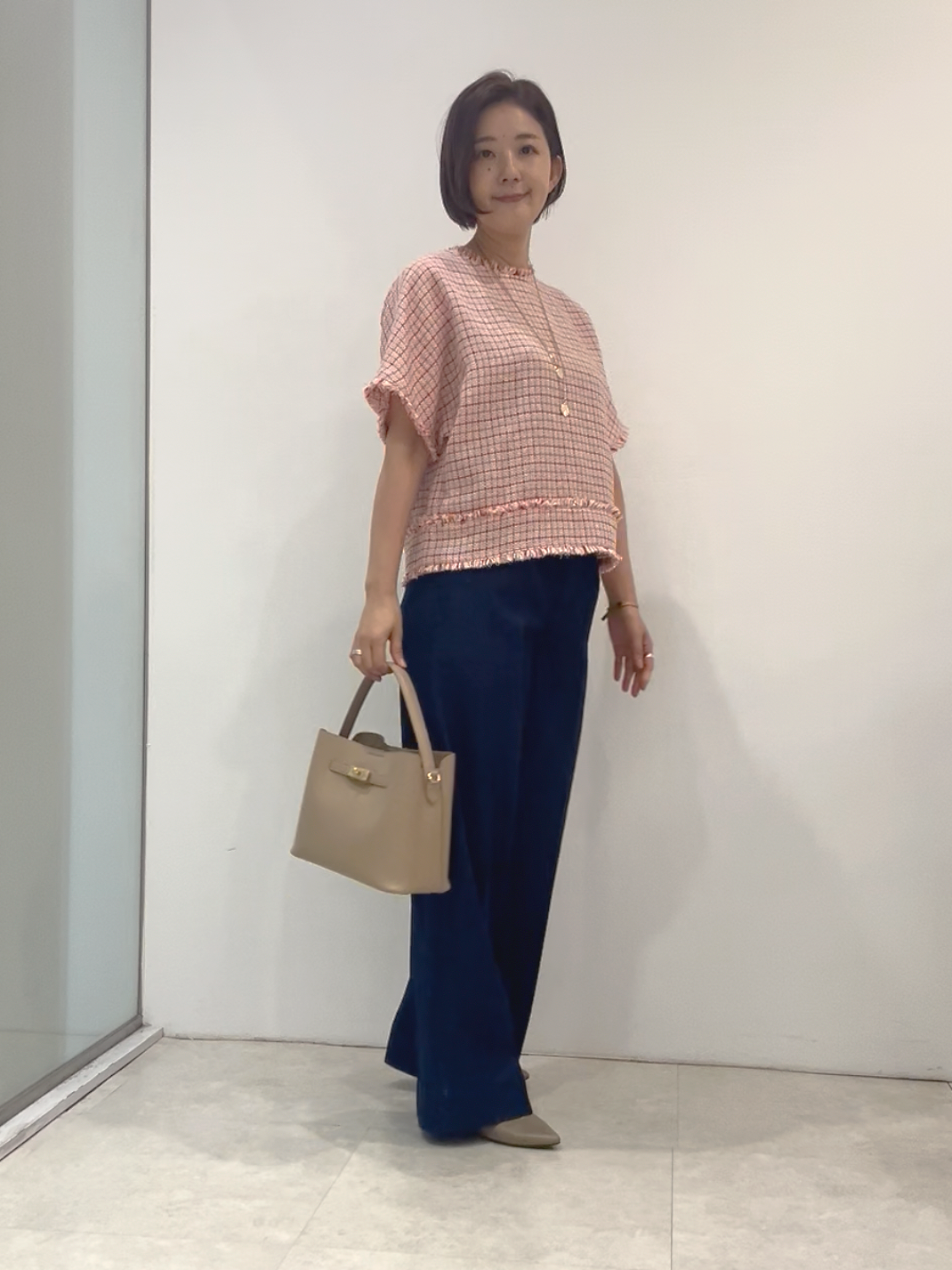 まどかさんの「UNTITLED｜ファンシーツイードブラウス」を使ったコーディネート