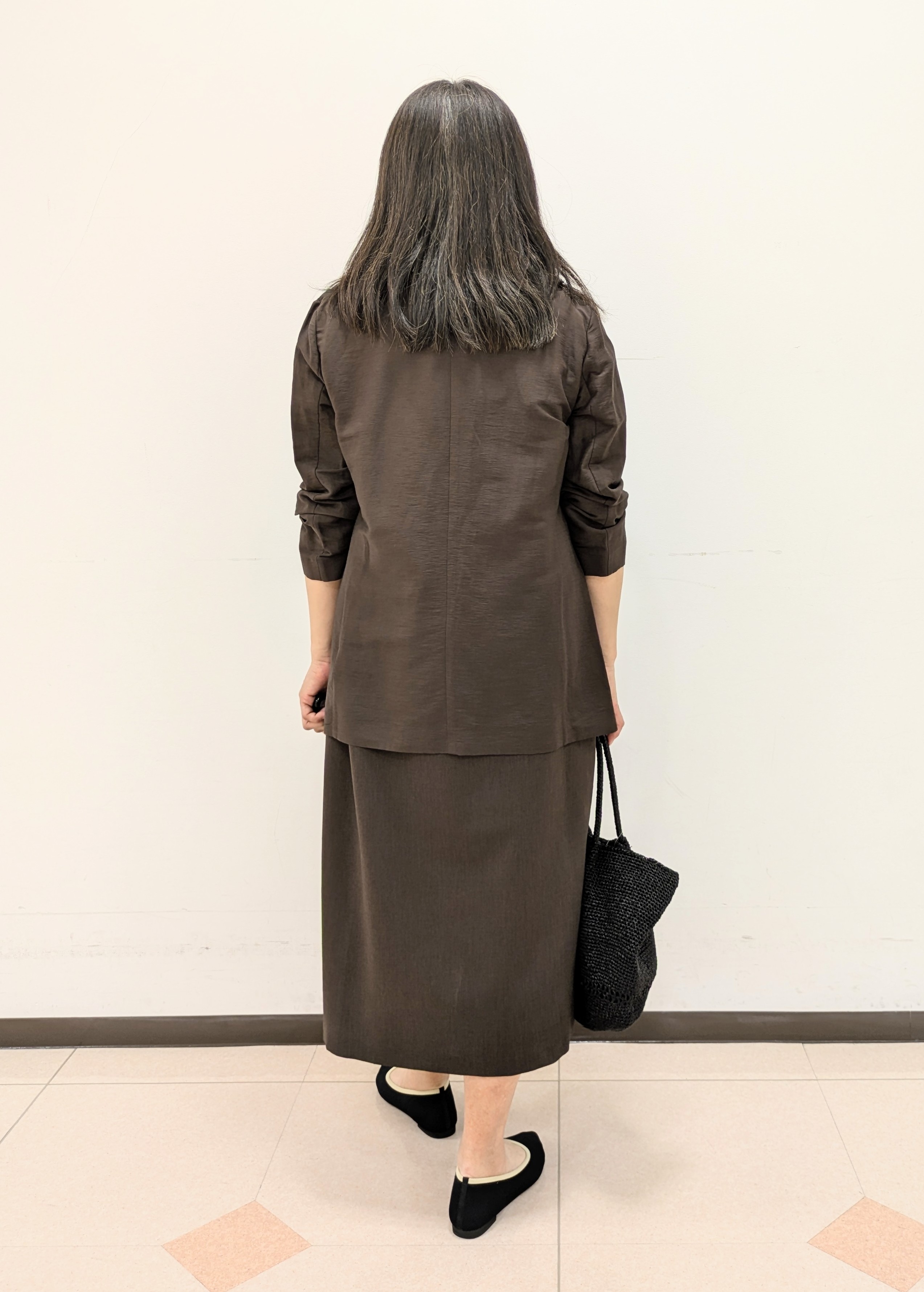 ともさんの「UNTITLED｜【程よいシアー感/洗える】エアリーバイオジャケット」を使ったコーディネート