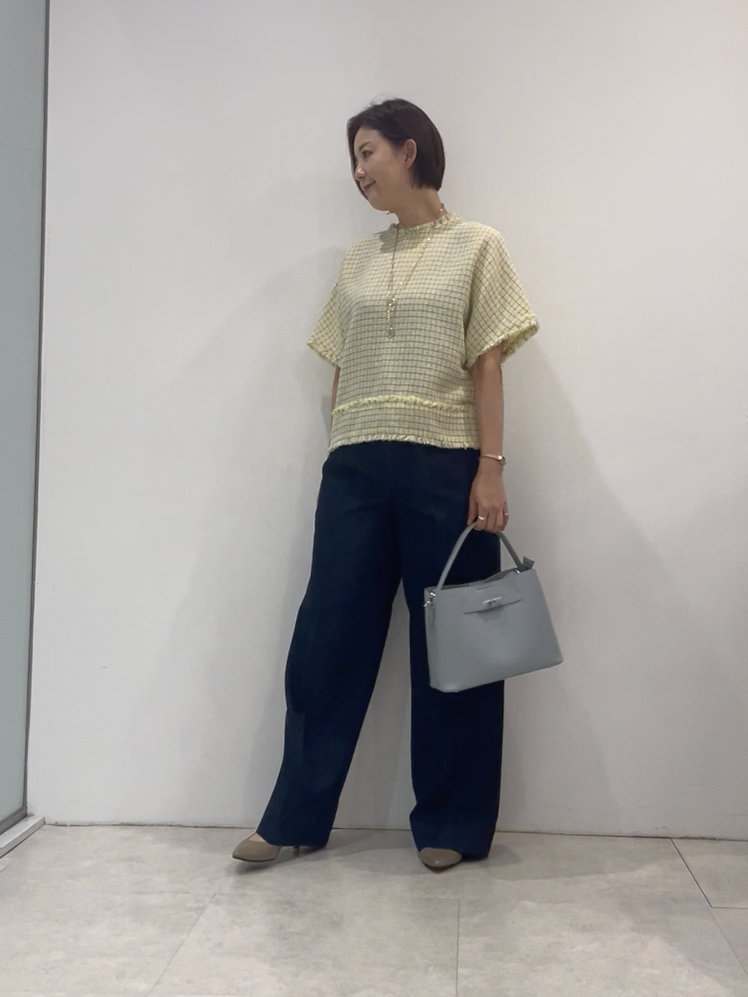 まどかさんの「UNTITLED｜ファンシーツイードブラウス」を使ったコーディネート