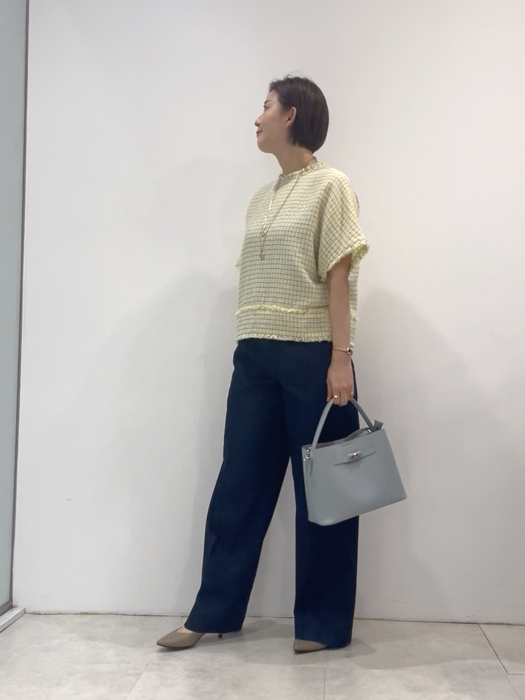 まどかさんの「UNTITLED｜ファンシーツイードブラウス」を使ったコーディネート
