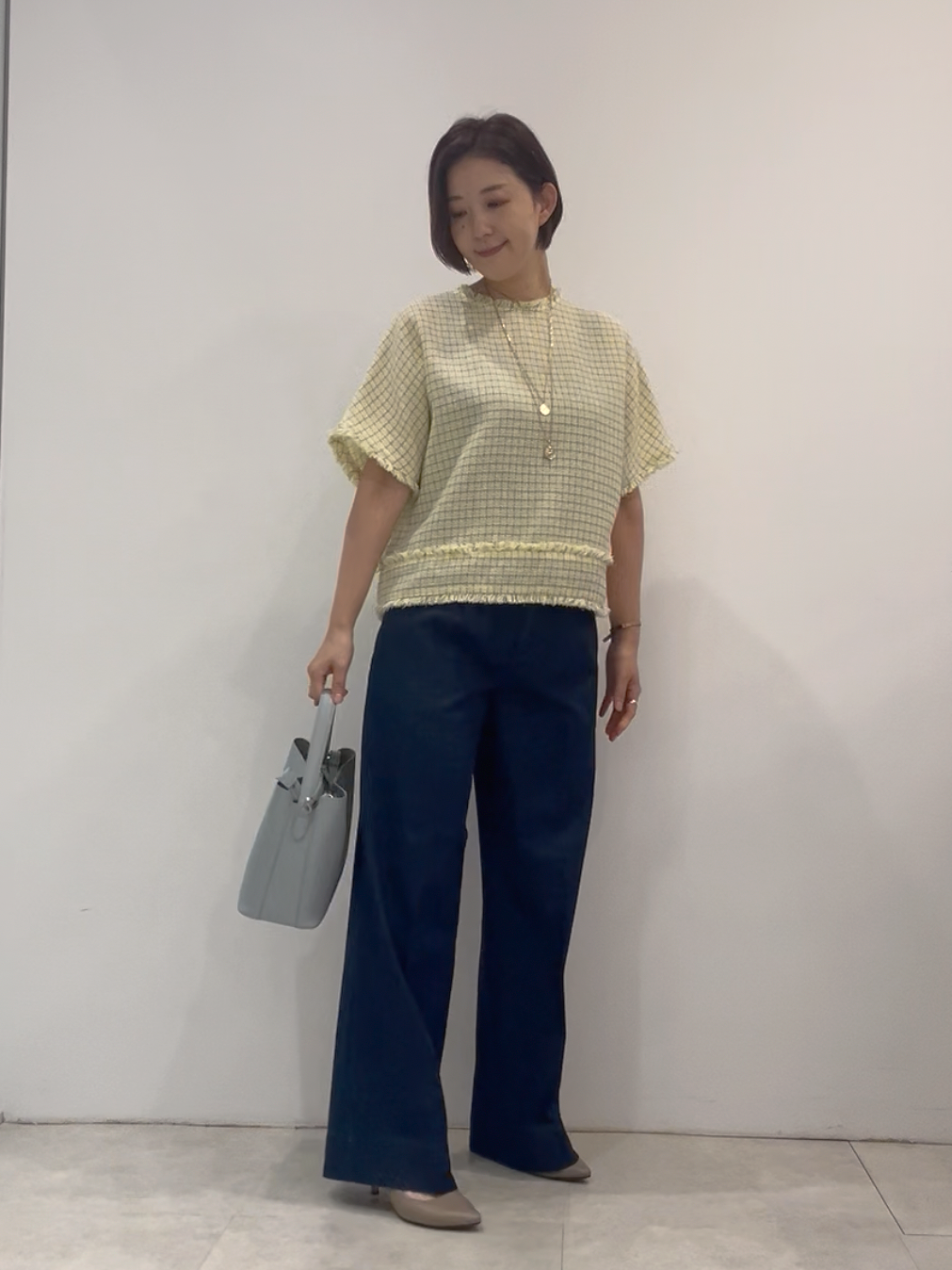 まどかさんの「UNTITLED｜ファンシーツイードブラウス」を使ったコーディネート