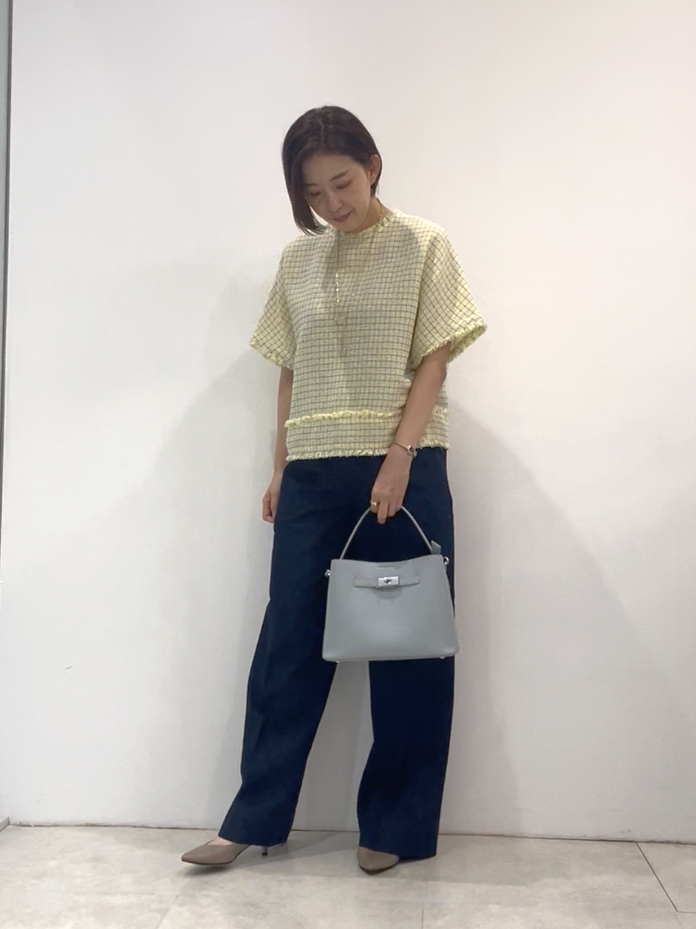 まどかさんの「UNTITLED｜ファンシーツイードブラウス」を使ったコーディネート