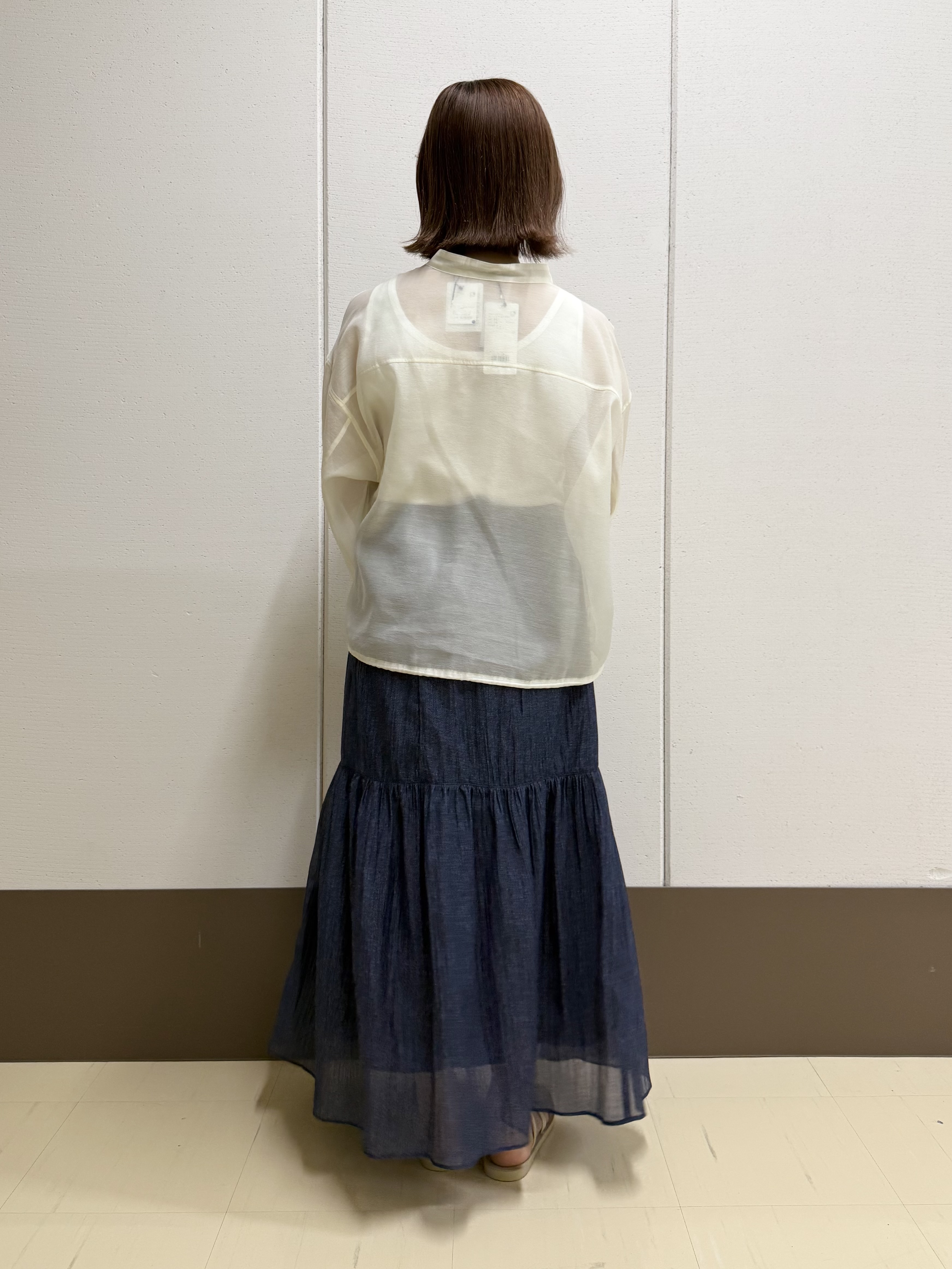 Rikoさんの「INDIVI｜【洗える／前後2WAY】インナータンクトップ」を使ったコーディネート