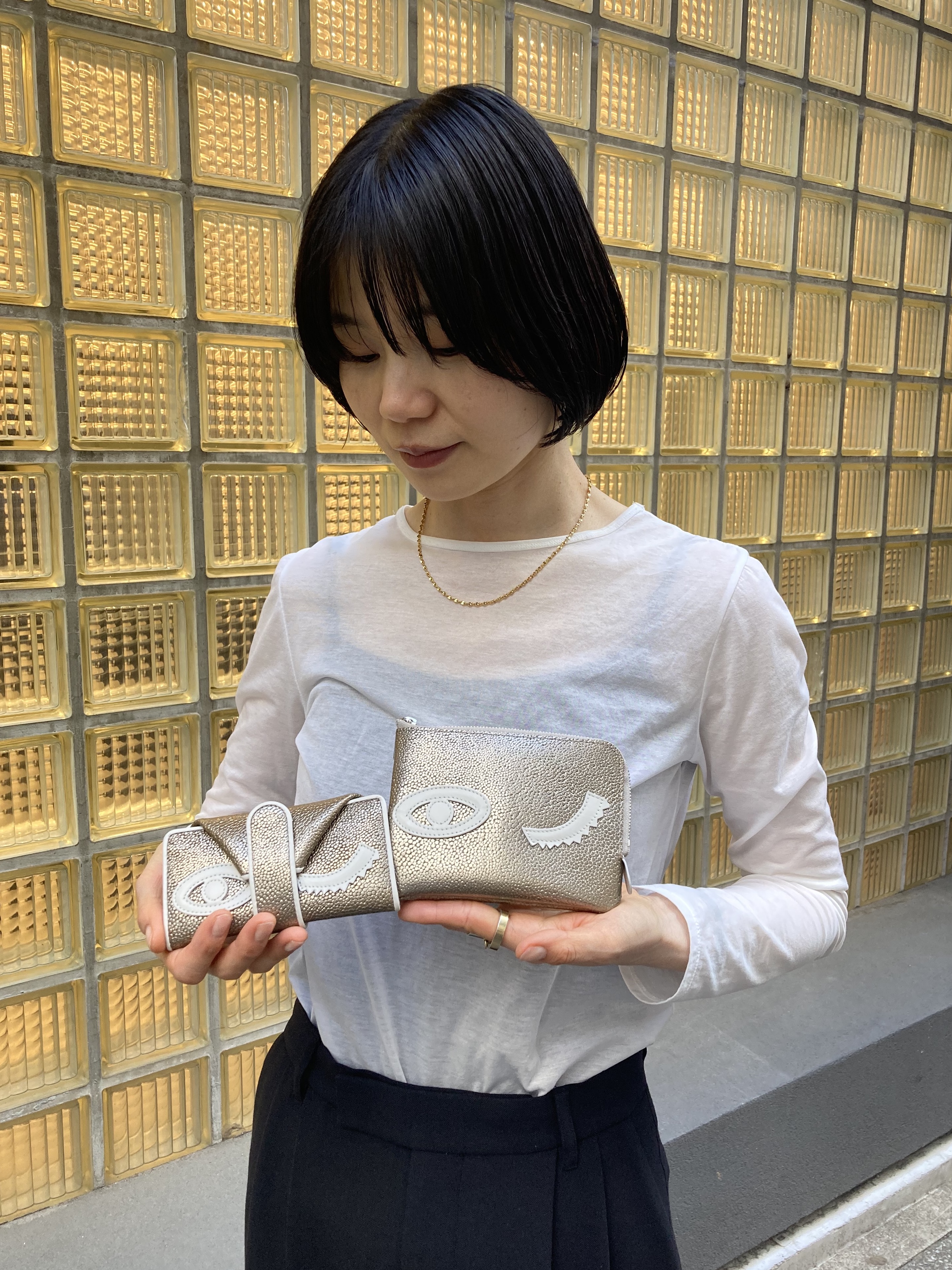 Oさんの「HIROKO HAYASHI｜OSTRO（オストロ）ポーチ財布」を使ったコーディネート