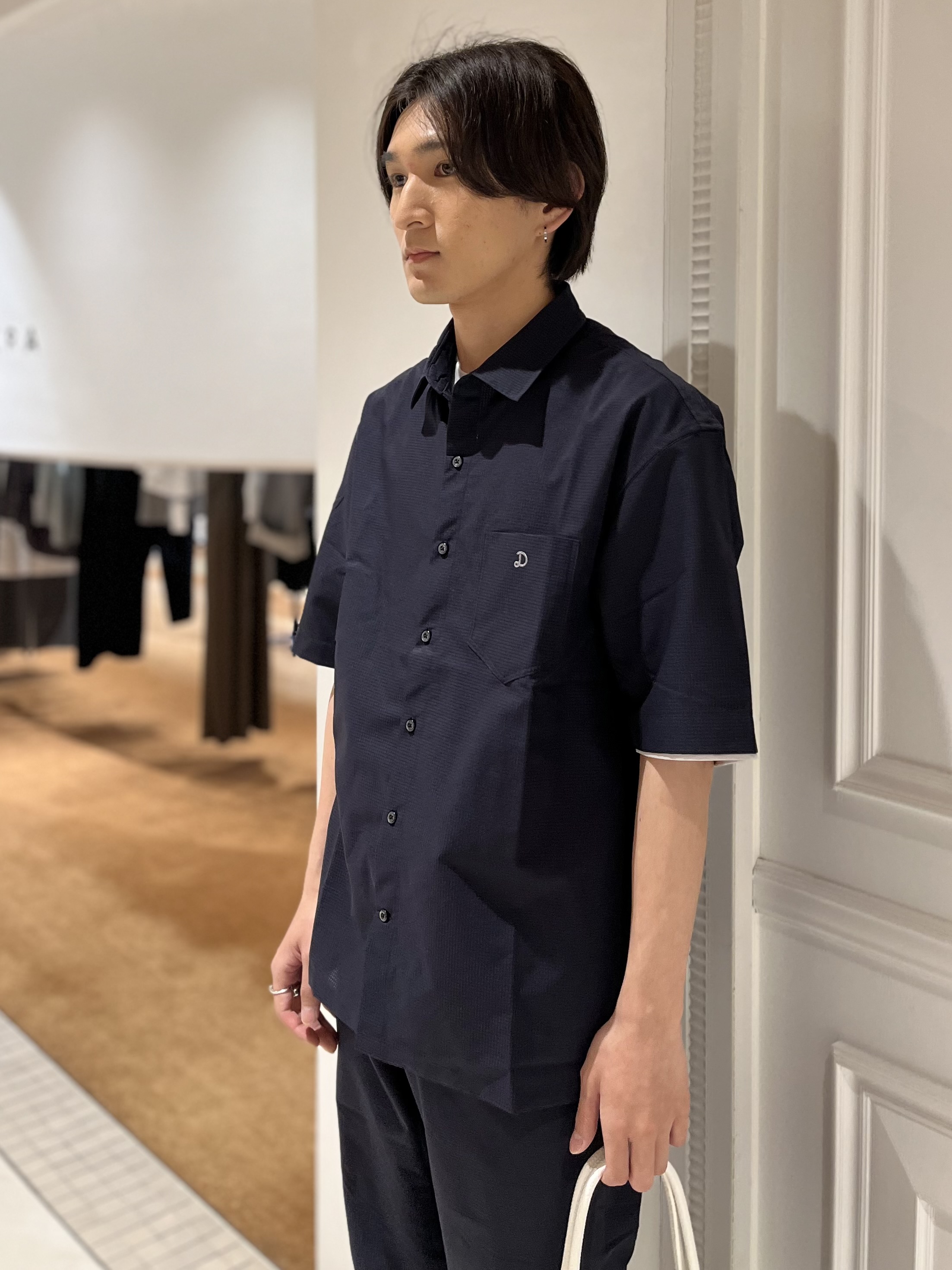 Watanabeさんの「DRESSTERIOR｜【セットアップ可/速乾/防しわ】COOL DOTS ショートスリーブシャツ」を使ったコーディネート