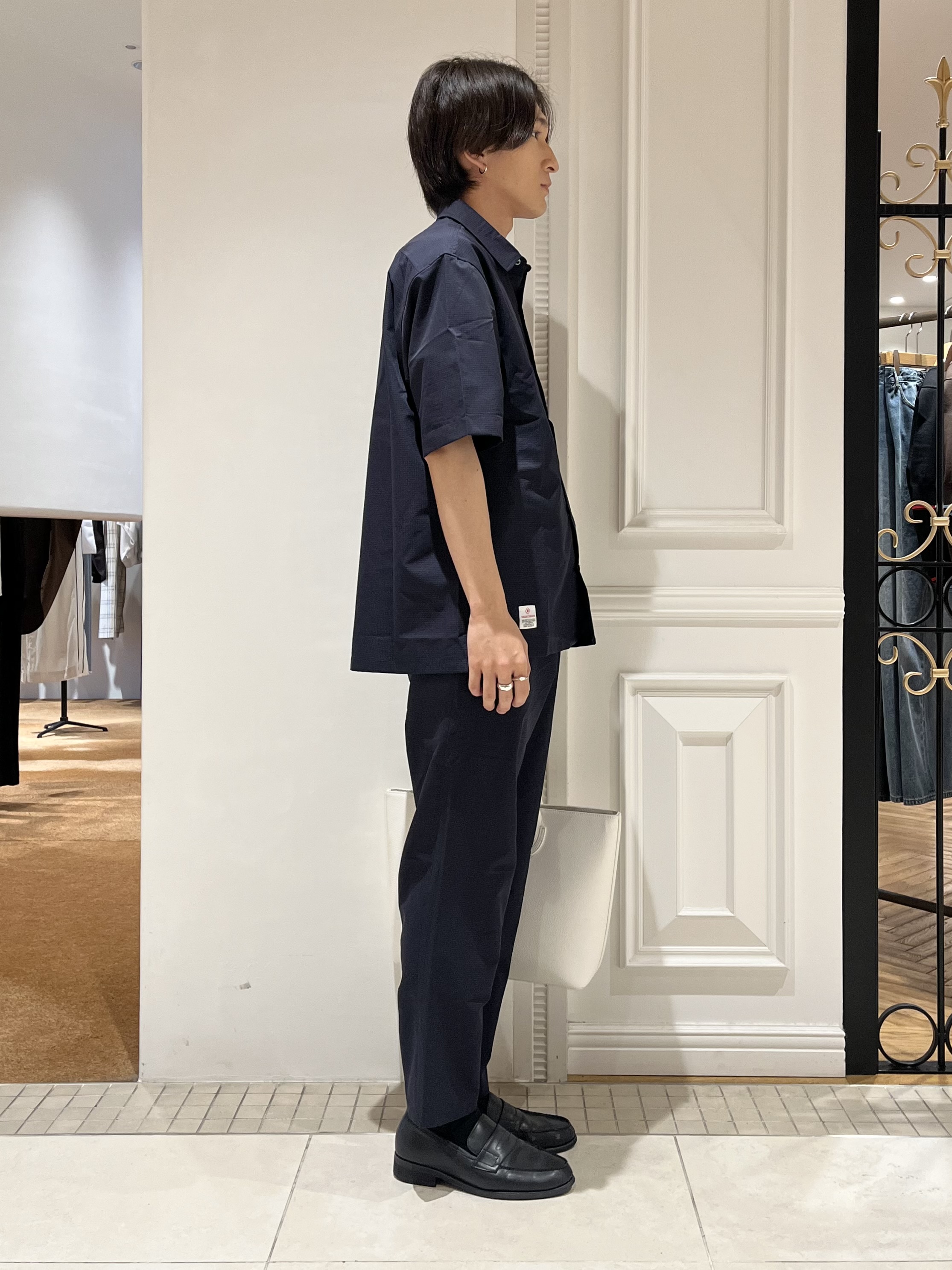 Watanabeさんの「DRESSTERIOR｜【セットアップ可/速乾/防しわ】COOL DOTS ショートスリーブシャツ」を使ったコーディネート