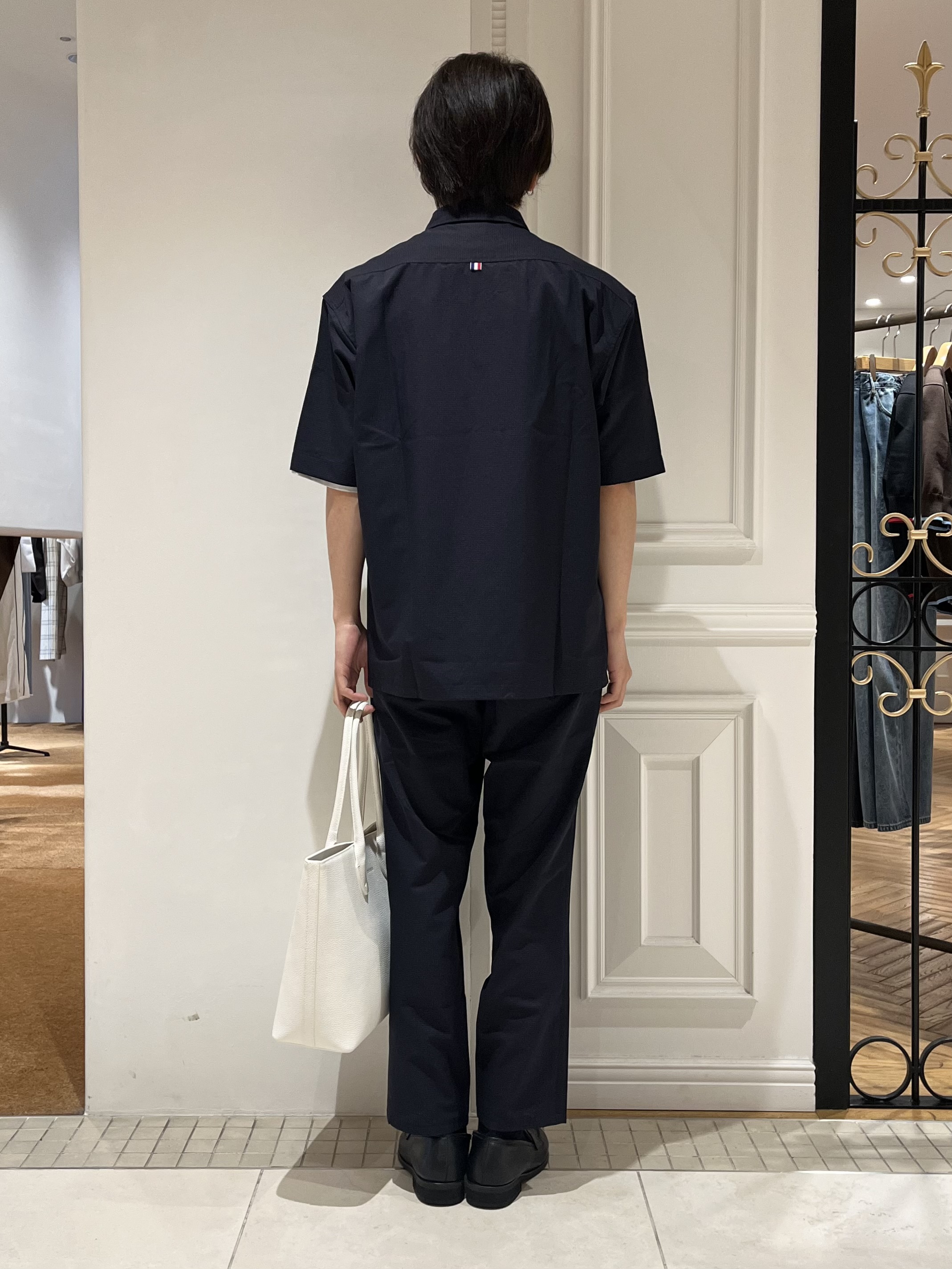 Watanabeさんの「DRESSTERIOR｜【セットアップ可/速乾/防しわ】COOL DOTS ショートスリーブシャツ」を使ったコーディネート