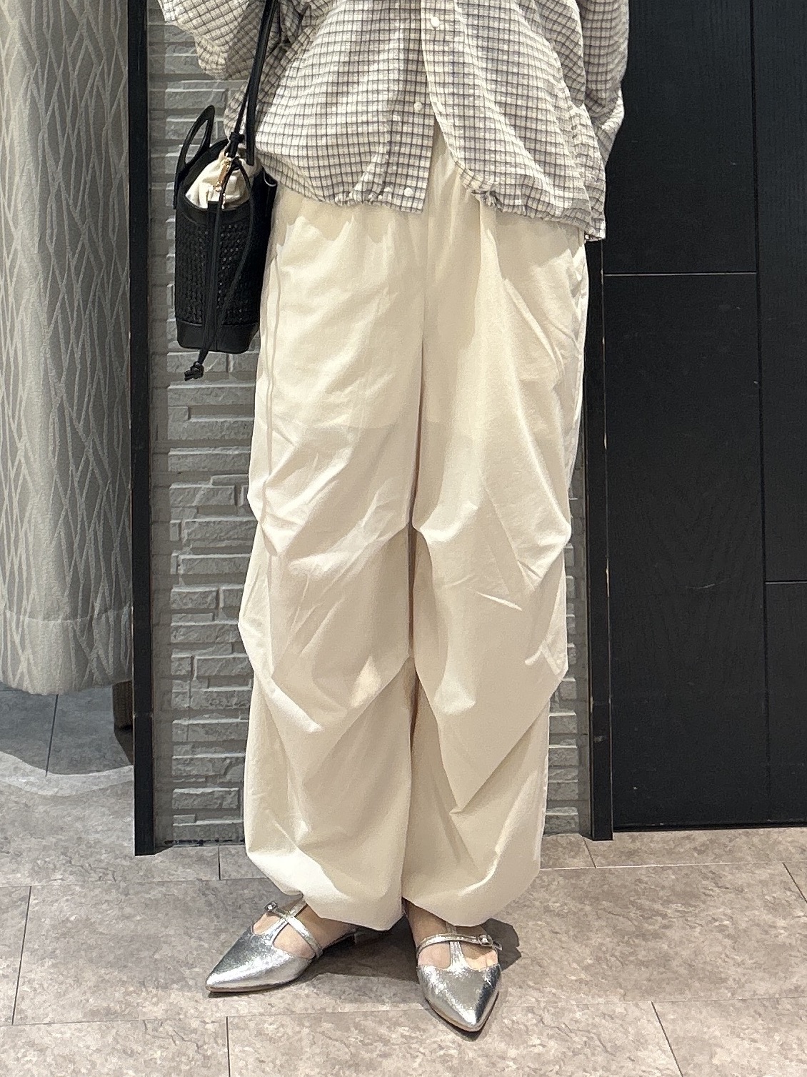 ga_riさんの「THE SHOP TK｜ショート丈シャツブルゾン」を使ったコーディネート