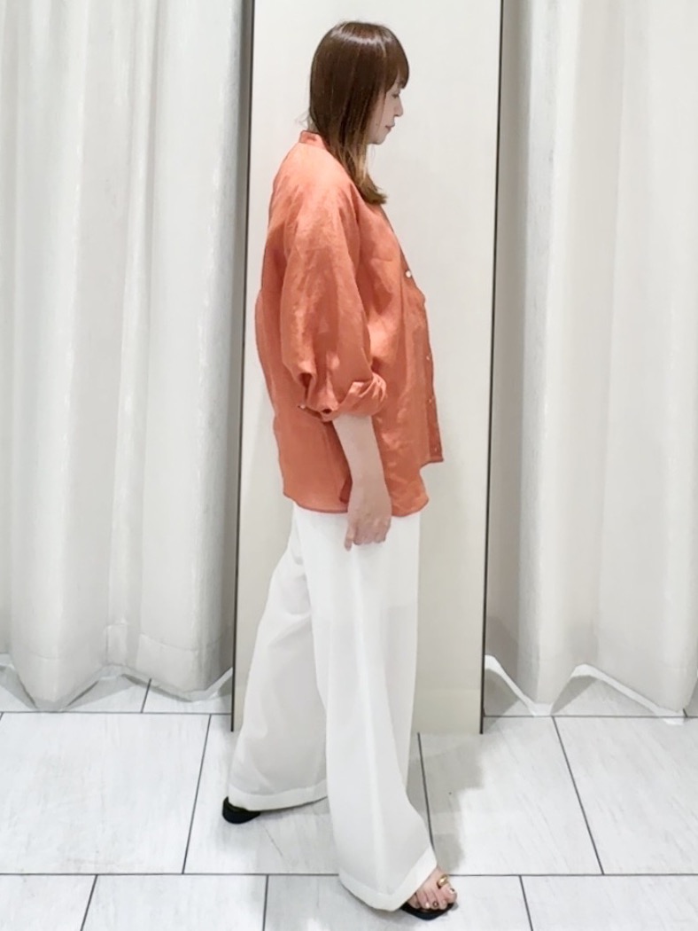 ʏᴜᴋɪᴋᴏさんの「UNTITLED｜【麻100】リネンドルマンシャツ」を使ったコーディネート
