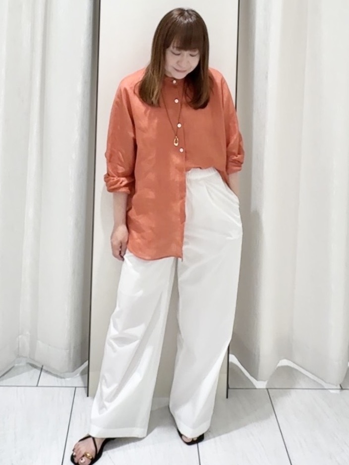 ʏᴜᴋɪᴋᴏさんの「UNTITLED｜【麻100】リネンドルマンシャツ」を使ったコーディネート