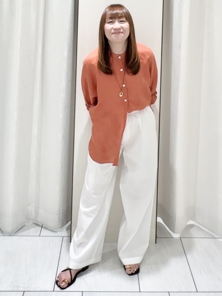 ʏᴜᴋɪᴋᴏさんの「UNTITLED｜【麻100】リネンドルマンシャツ」を使ったコーディネート