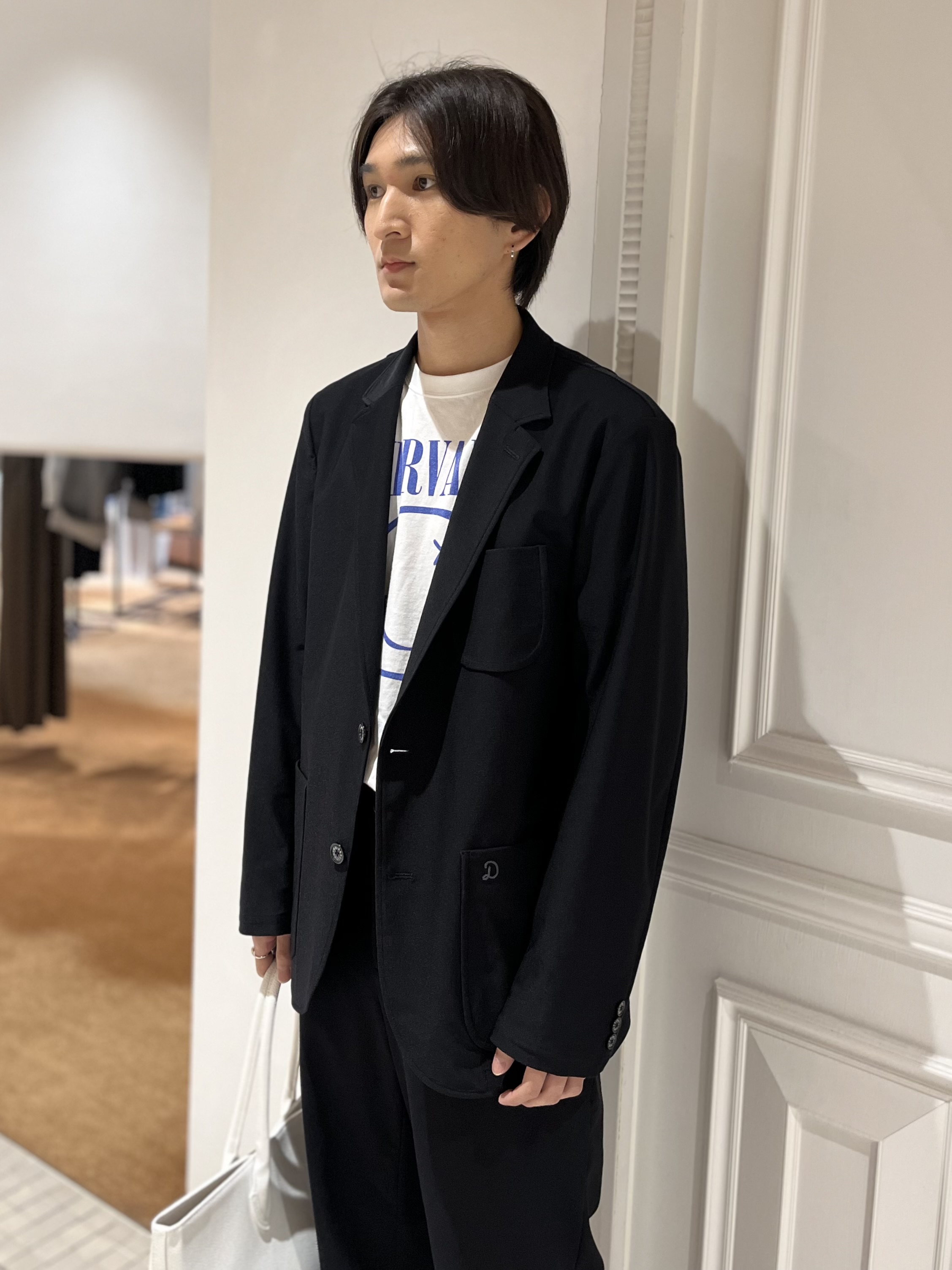 Watanabeさんの「DRESSTERIOR｜【セットアップ可/接触冷感/UVカット/ウォッシャブル】AIRTOOL クールストレッチジャケット」を使ったコーディネート