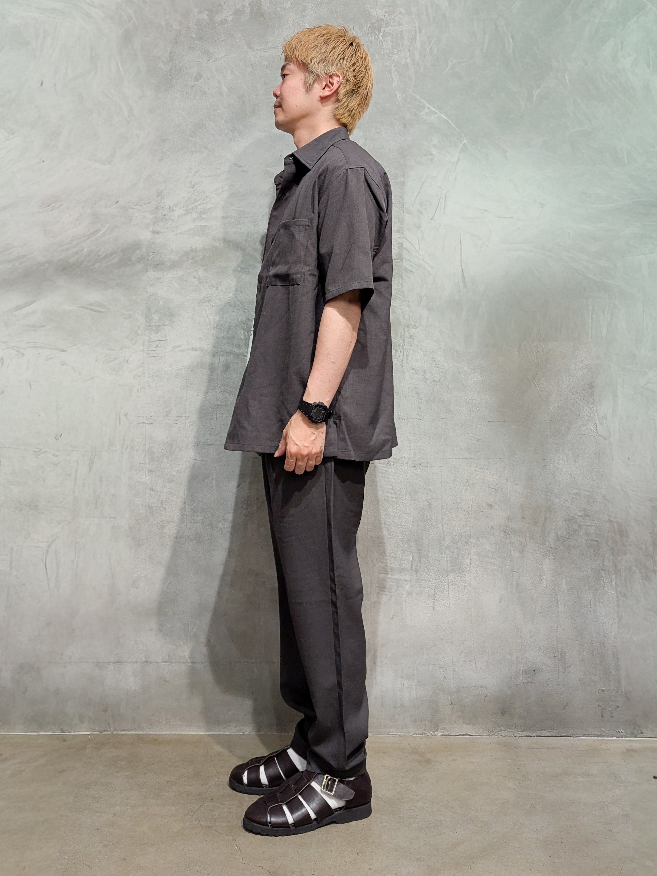 daiさんの「THE SHOP TK｜LITE TEX ダブルフラップ半袖シャツ 接触冷感/吸水速乾/UVカット/アンチピリング/イージー」を使ったコーディネート