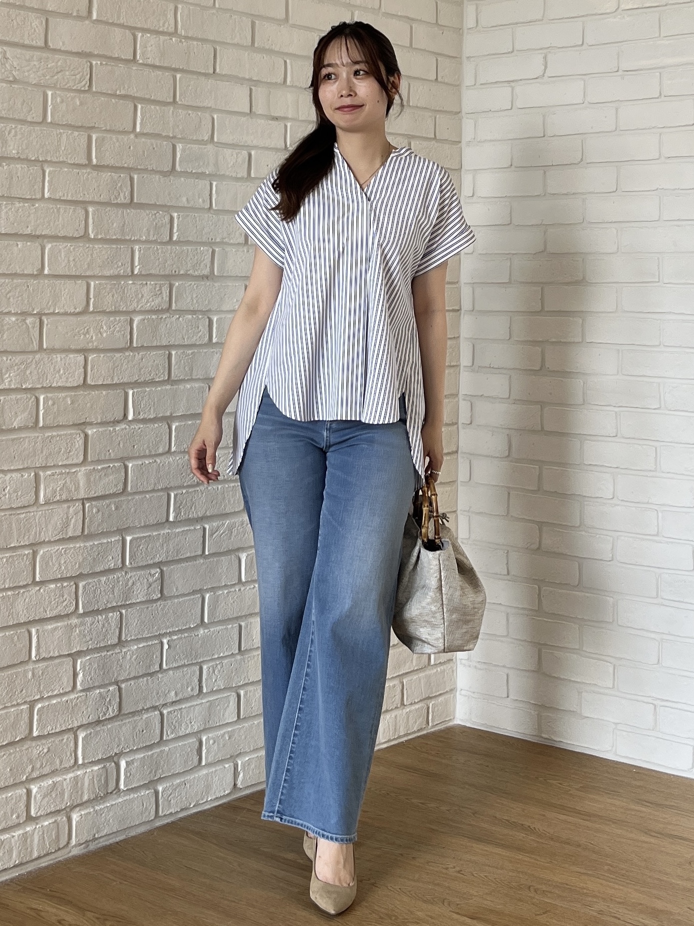 Saekoさんの「UNTITLED｜【多機能付き】バックプリーツデザインブラウス」を使ったコーディネート