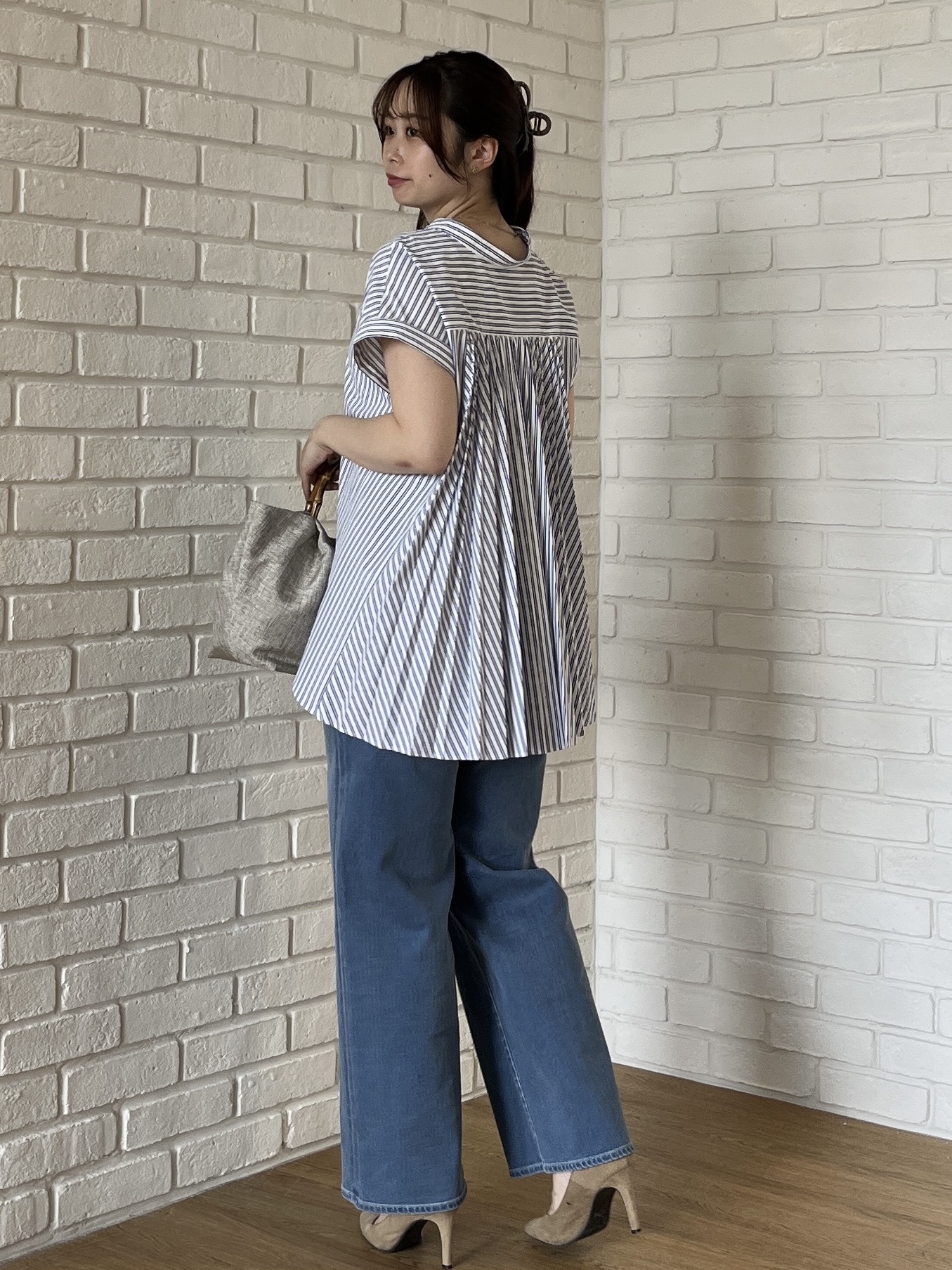 Saekoさんの「UNTITLED｜【多機能付き】バックプリーツデザインブラウス」を使ったコーディネート