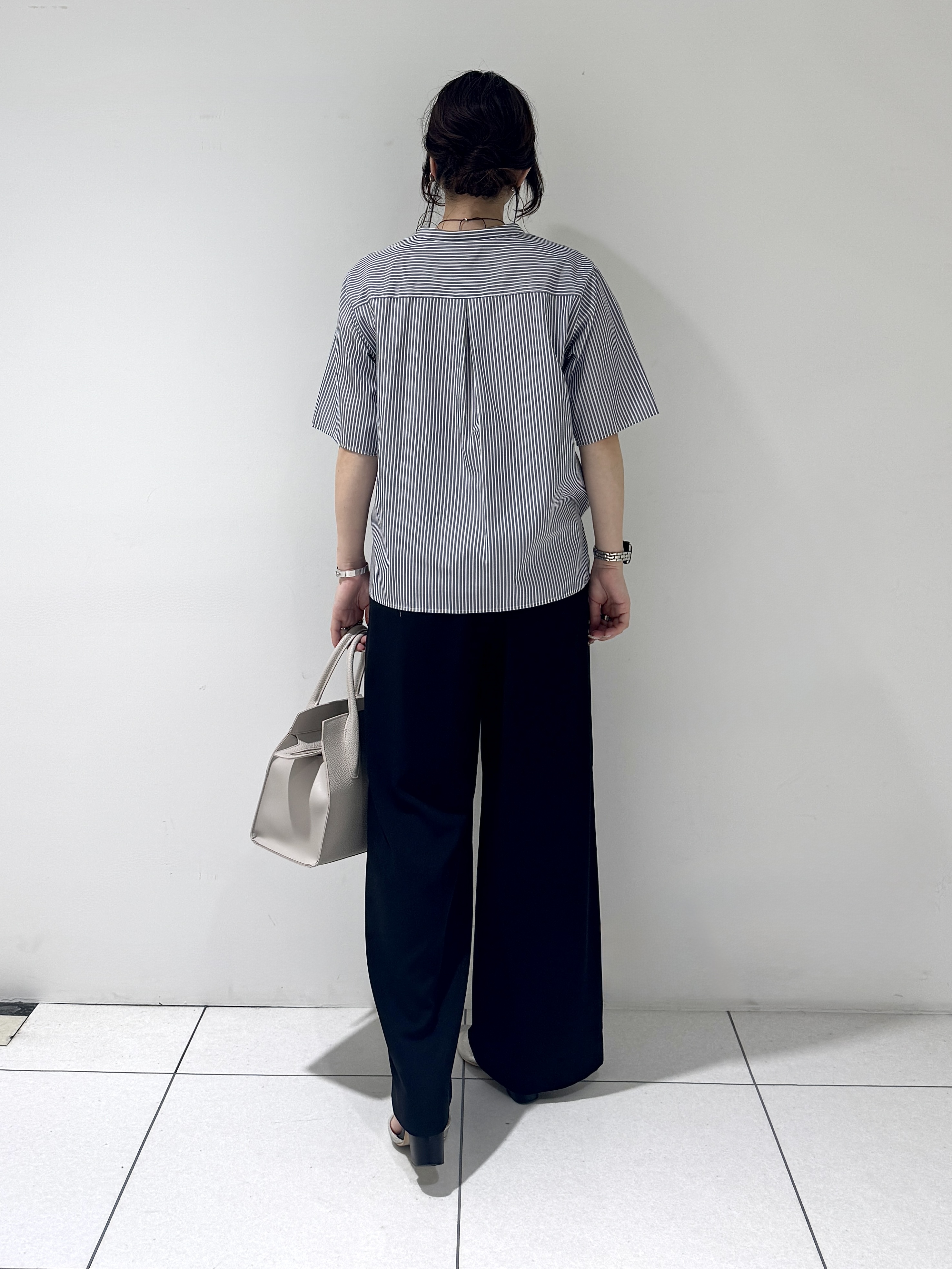 そんさんの「INDIVI｜【UVケア／吸汗速乾／着映え】フリルピンタックブラウス」を使ったコーディネート