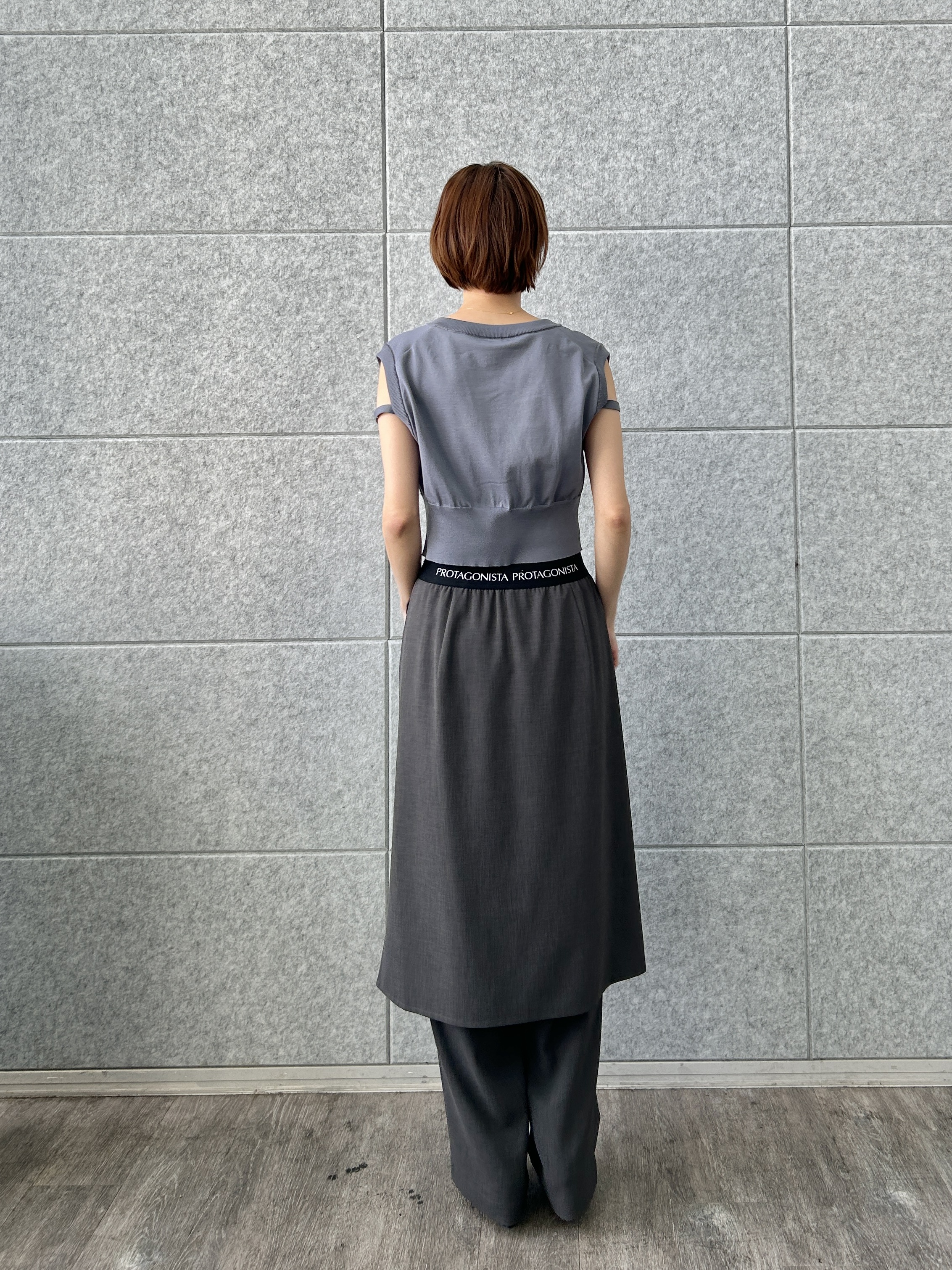 harunaさんの「CODE A｜PROTAGONISTA｜layered trousers」を使ったコーディネート