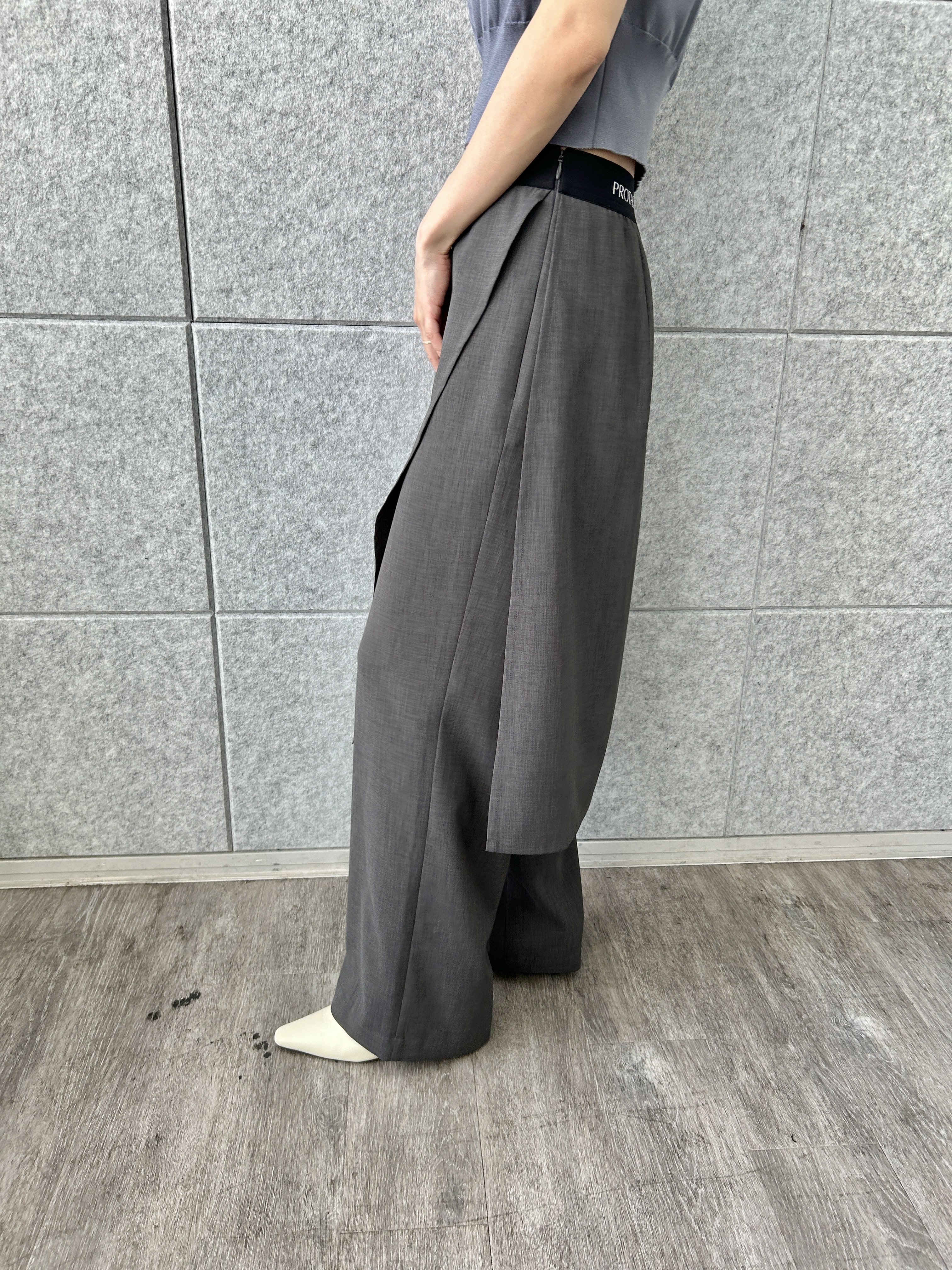 harunaさんの「CODE A｜PROTAGONISTA｜layered trousers」を使ったコーディネート